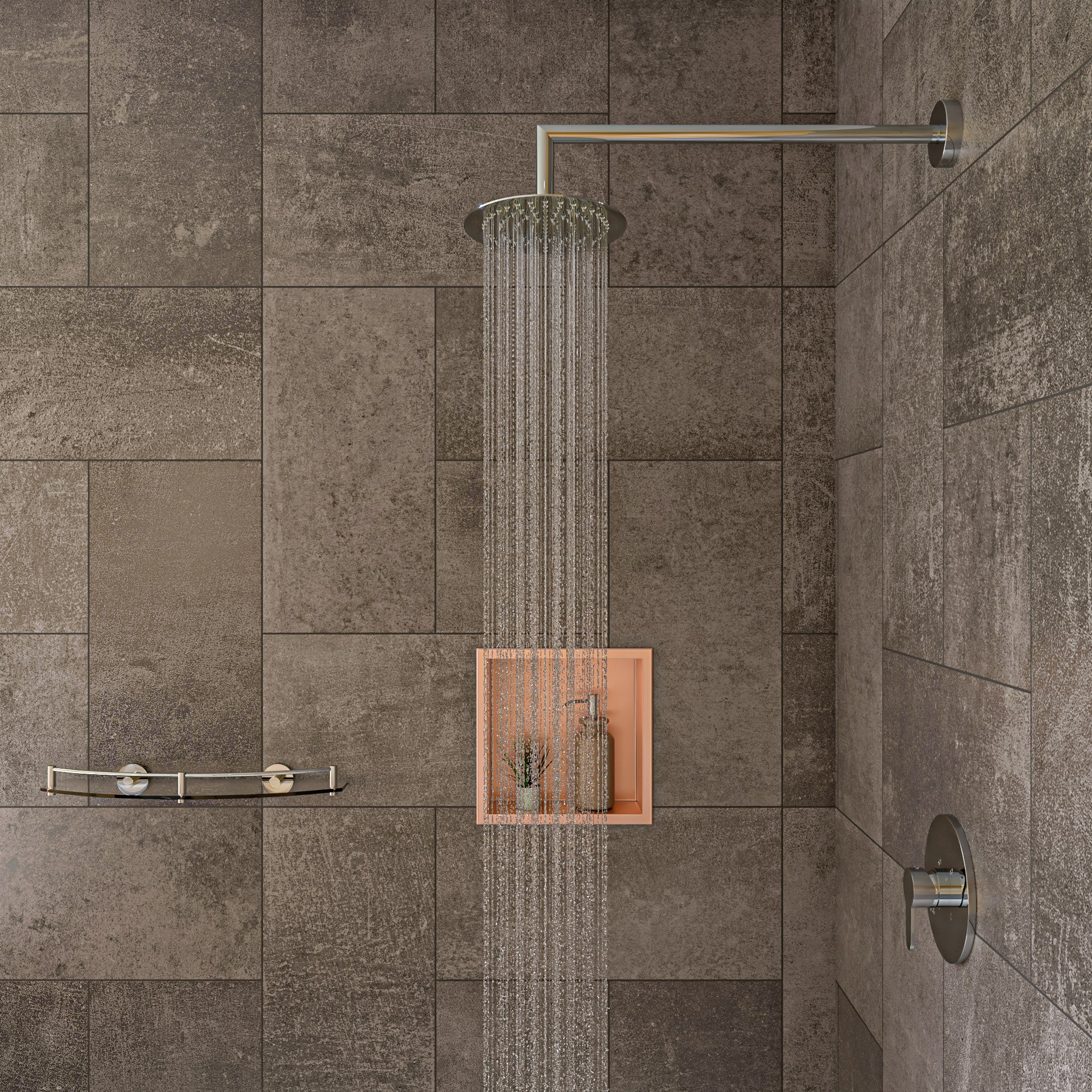 ALFI ABSA20R-PC Polished Chrome 20" Round Wall Shower Arm