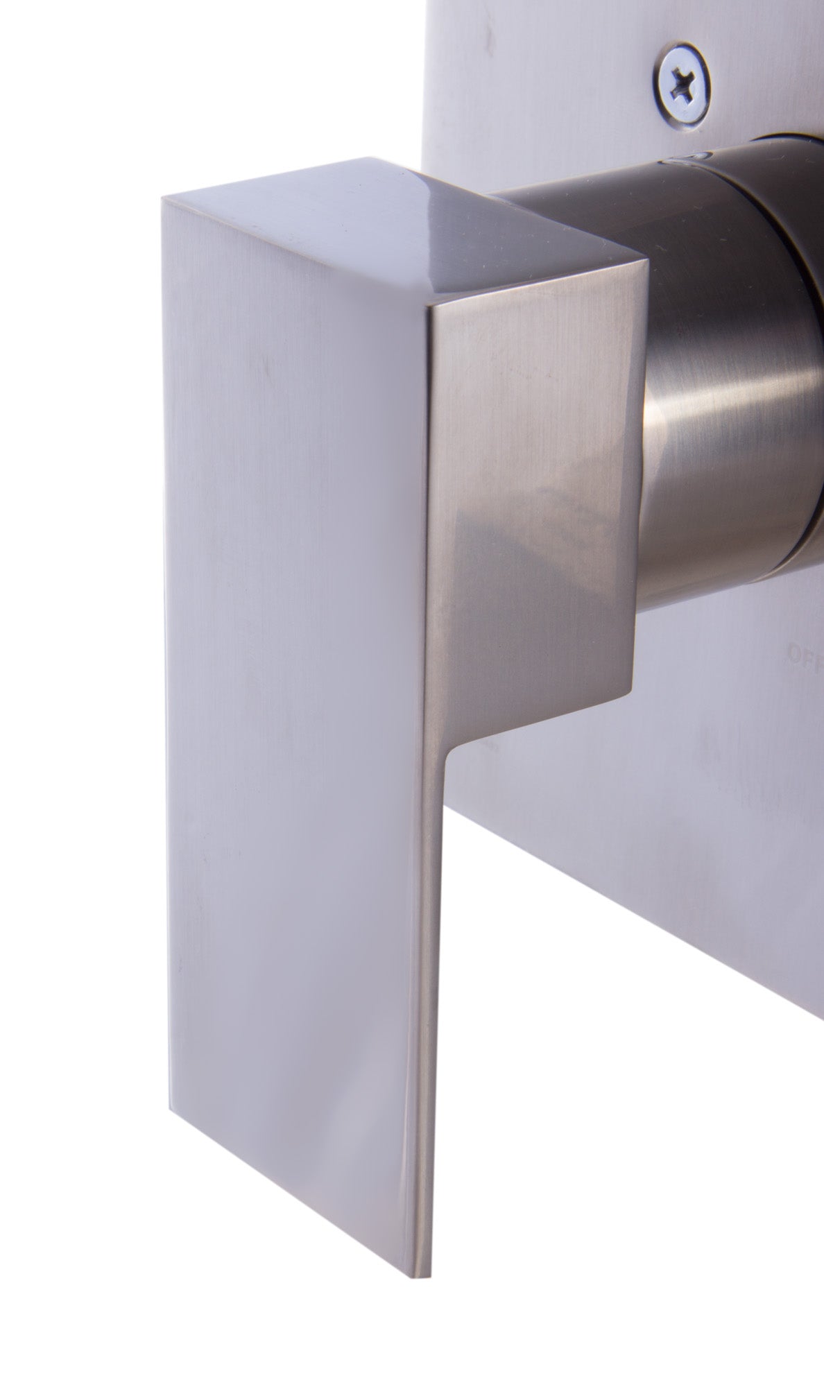 ALFI AB6701-BN Brushed Nickel Modern Square Pressure Balanced Shower Mixer