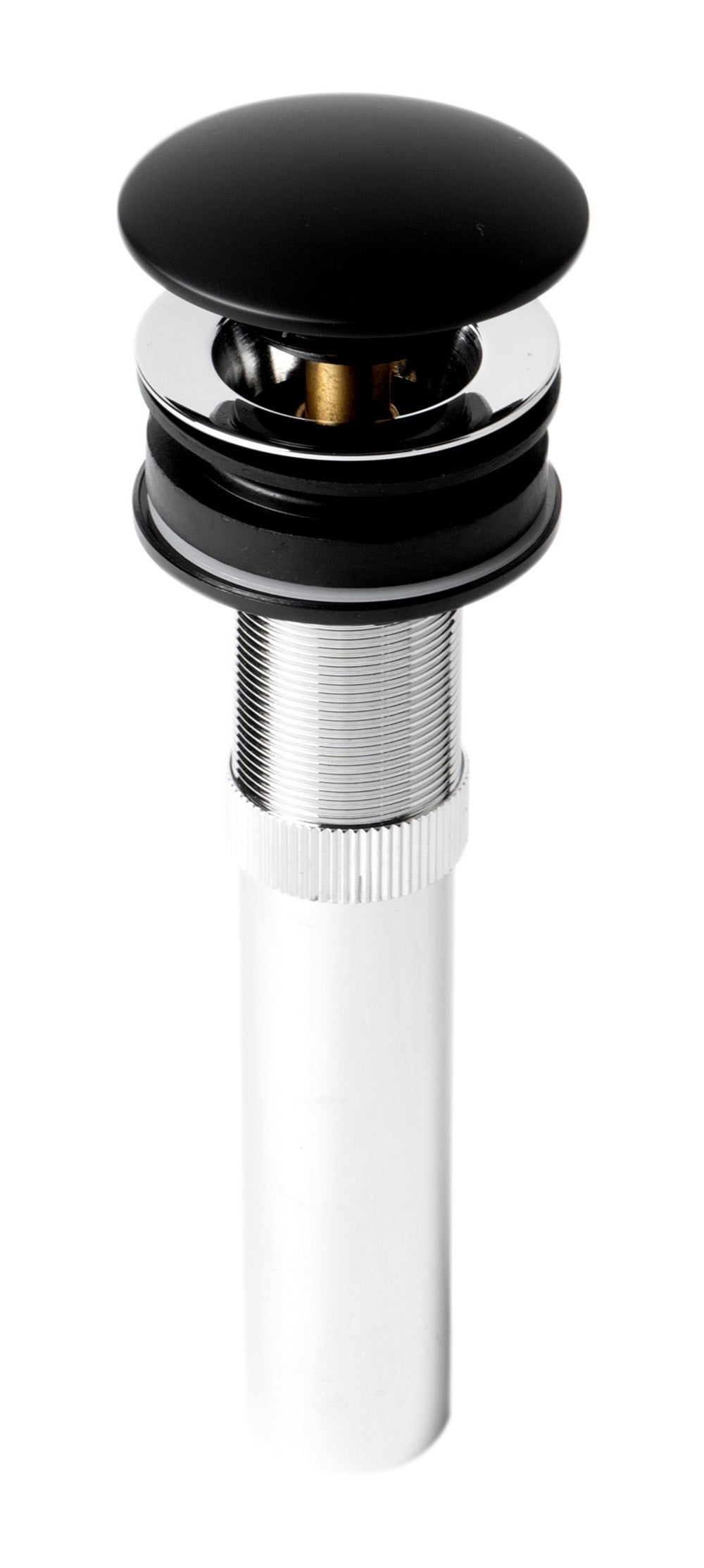 ALFI AB9055-BM Black Matte Pop Up Drain without Overflow