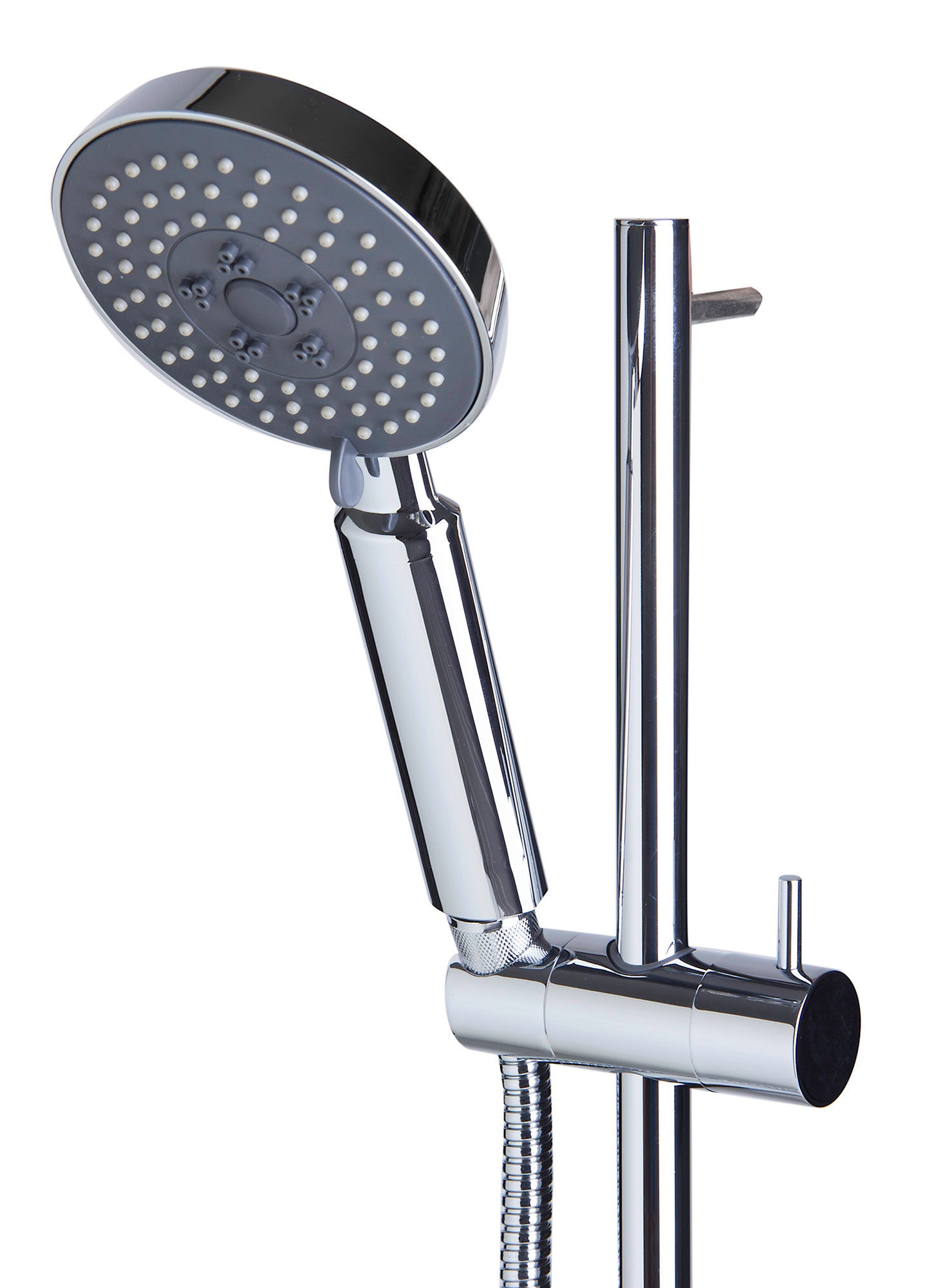 ALFI AB7938-PC Polished Chrome Sliding Rail Hand Held Shower Head Set with Hose