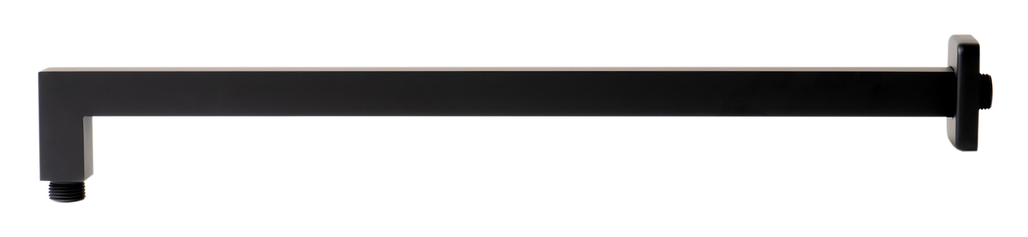 ALFI ABSA20S-BM Black Matte 20" Square Wall Shower Arm