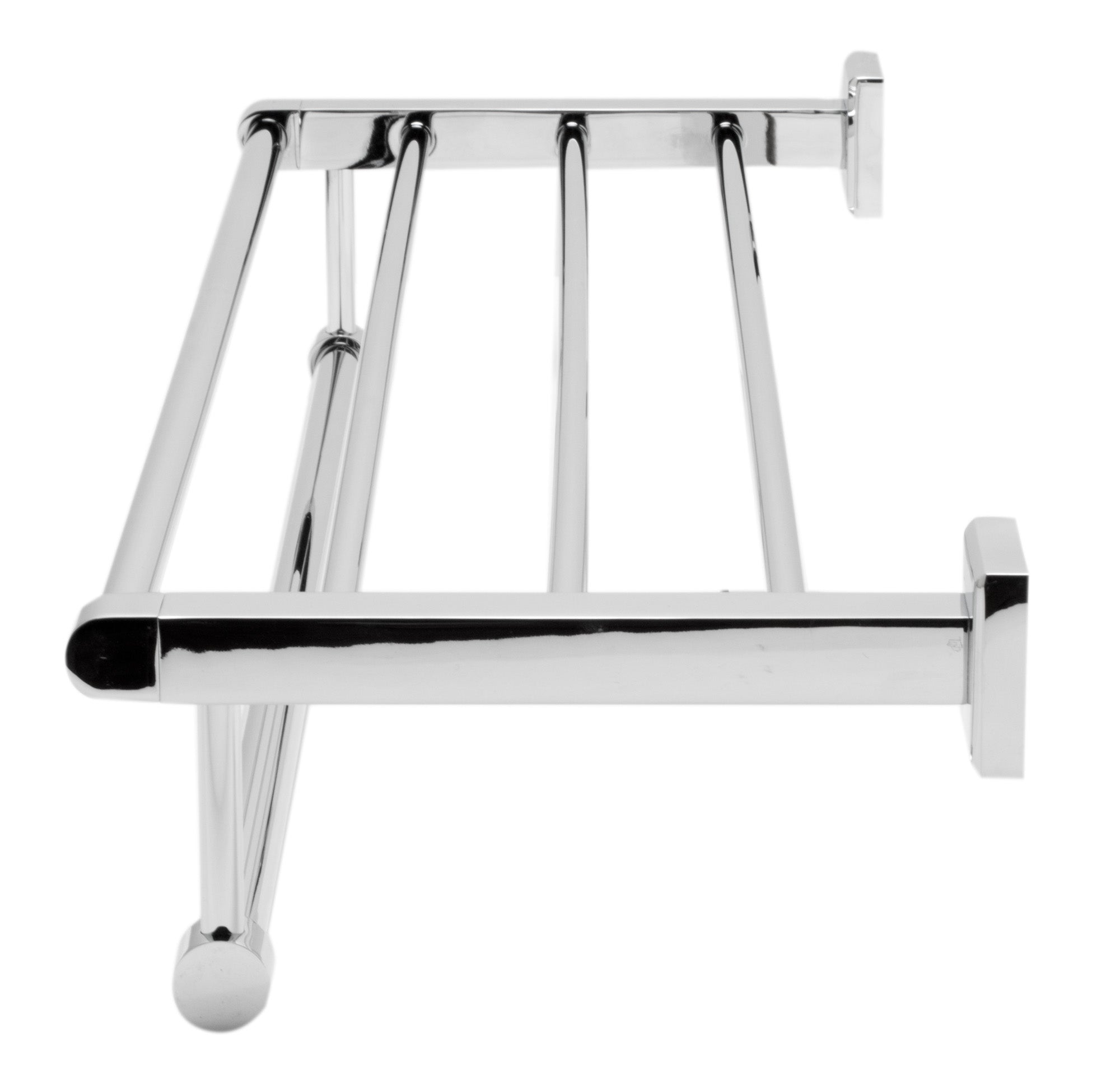 ALFI AB9596 Polished Chrome 24 inch Towel Bar & Shelf Bathroom Accessory