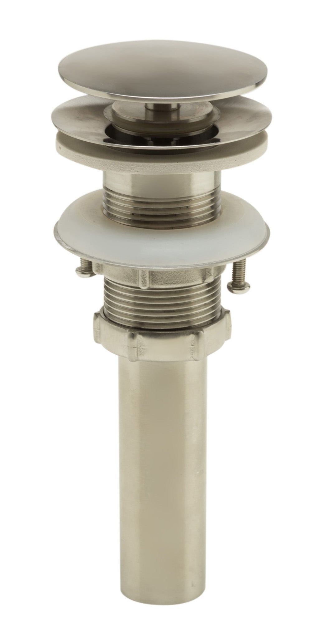 ALFI AB5009-BSS Brushed Stainless Steel Pop Up Drain for Sink w/o Overflow