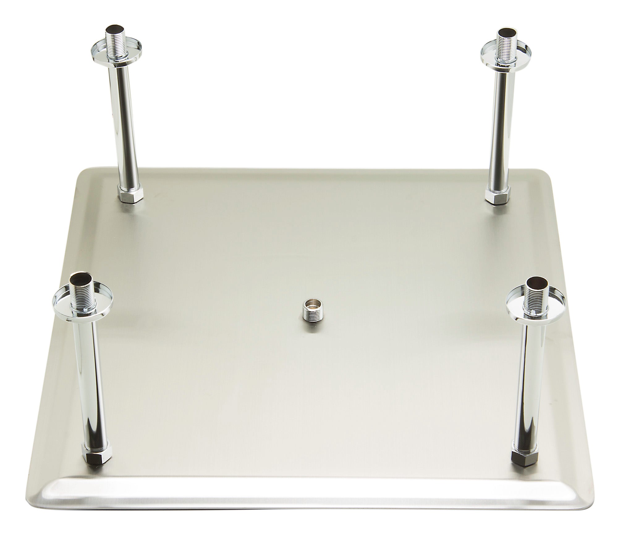 ALFI RAIN20S-BSS 20" Square Brushed Solid Stainless Steel Ultra Thin Rain Shower Head