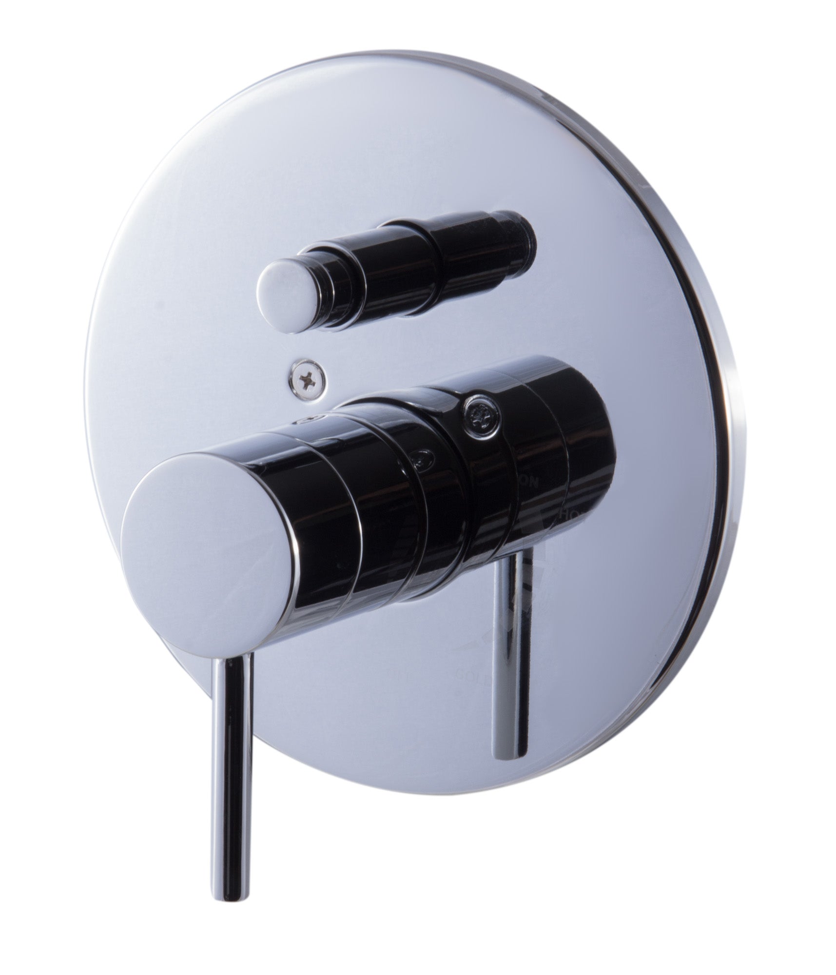 ALFI AB1701-PC Polished Chrome Pressure Balanced Round Shower Mixer with Diverter