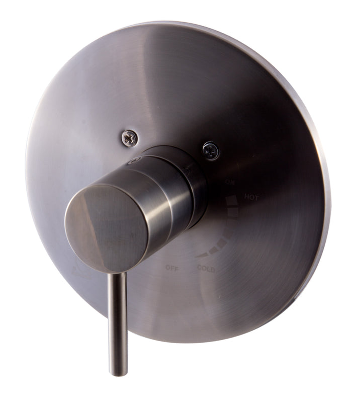 ALFI AB1601-BN Brushed Nickel Pressure Balanced Round Shower Mixer