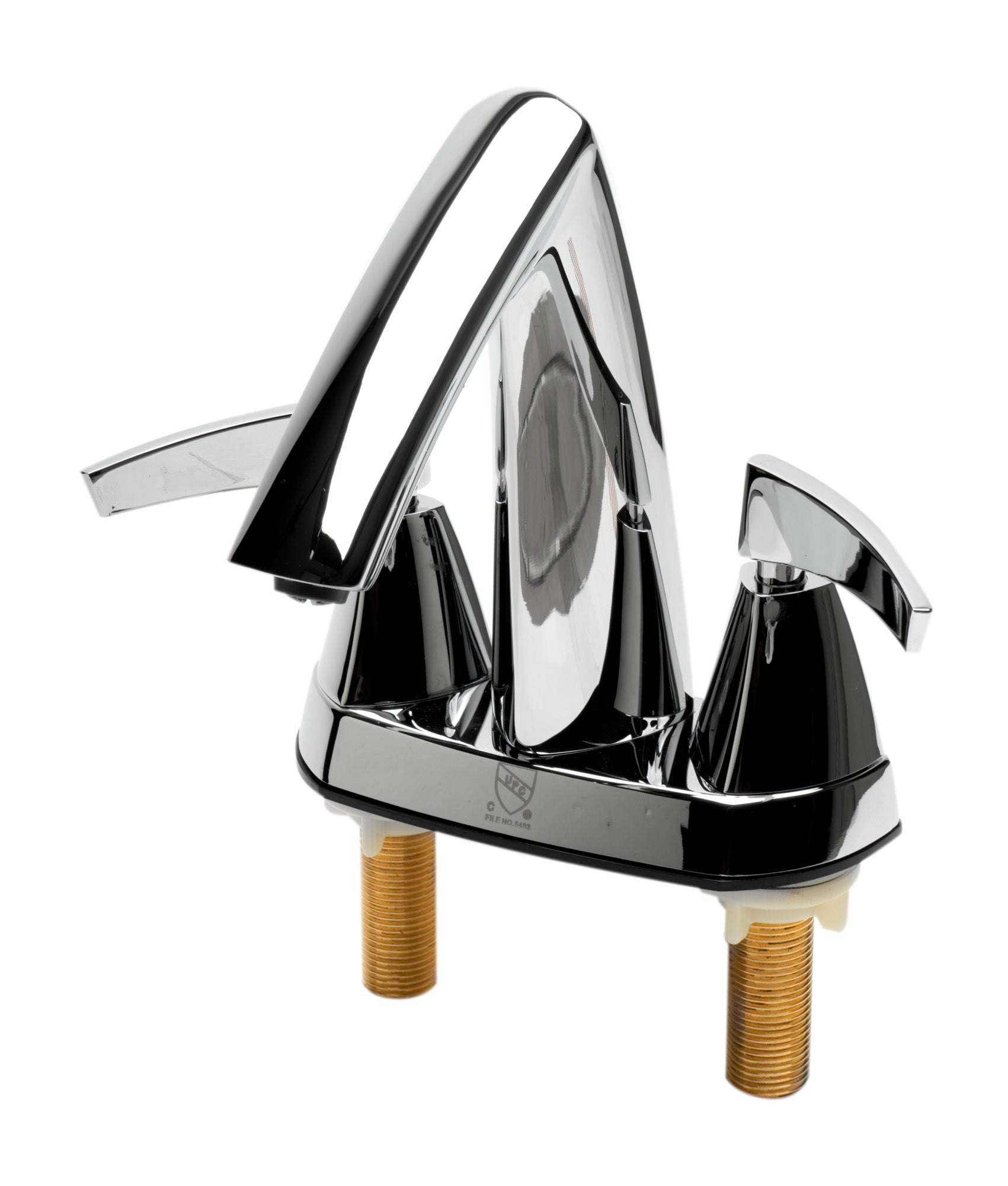 ALFI AB1003-PC Polished Chrome Two-Handle 4'' Centerset Bathroom Faucet