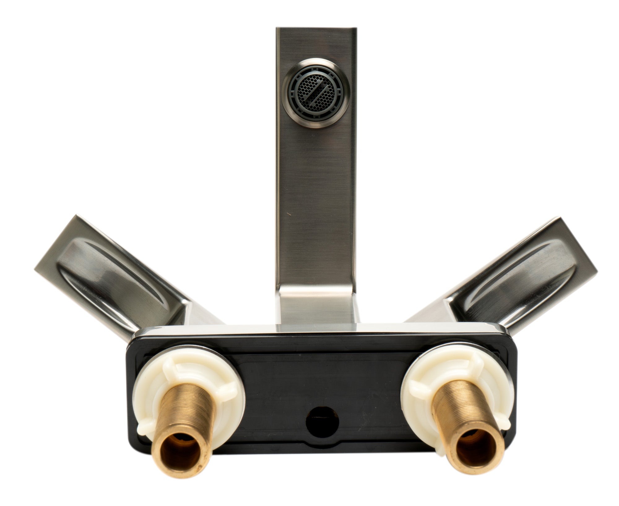 ALFI AB1020-BN Brushed Nickel Two-Handle 4'' Centerset Bathroom Faucet