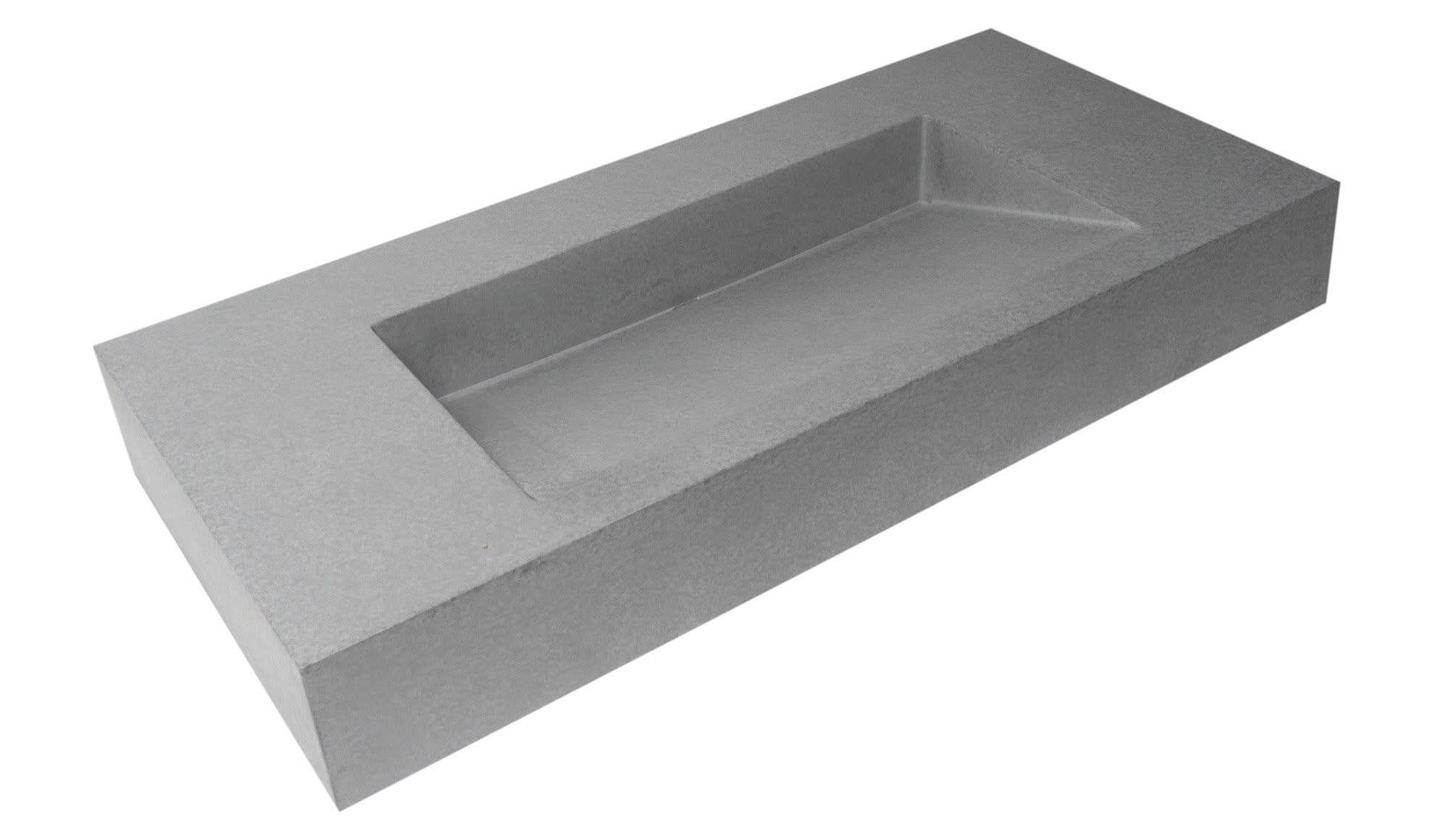 ALFI ABCO40R 40" Solid Concrete Rectangular Countertop Sink