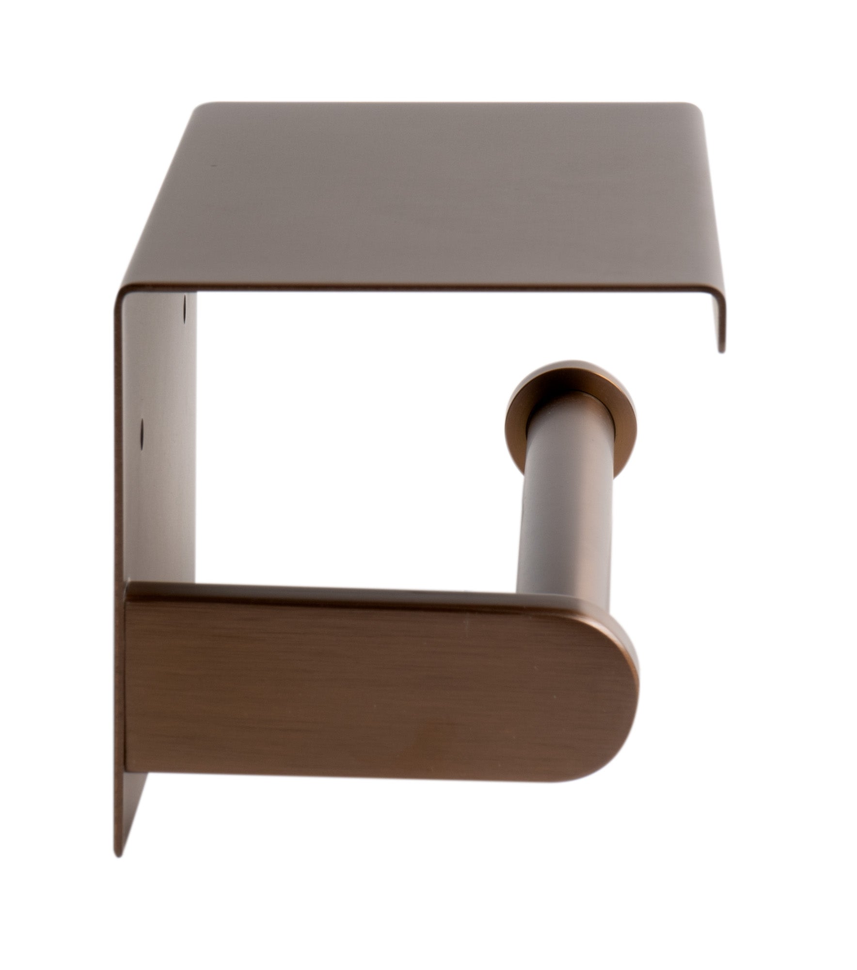 ALFI ABTPP66-BC Brushed Copper PVD Stainless Steel Toilet Paper Holder with Shelf