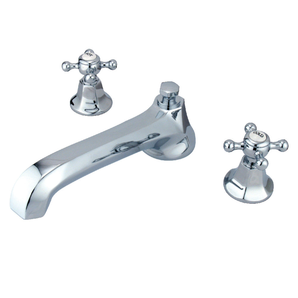 Kingston Brass KS4301BX Metropolitan Two-Handle Deck Mount Roman Tub Faucet, Polished Chrome