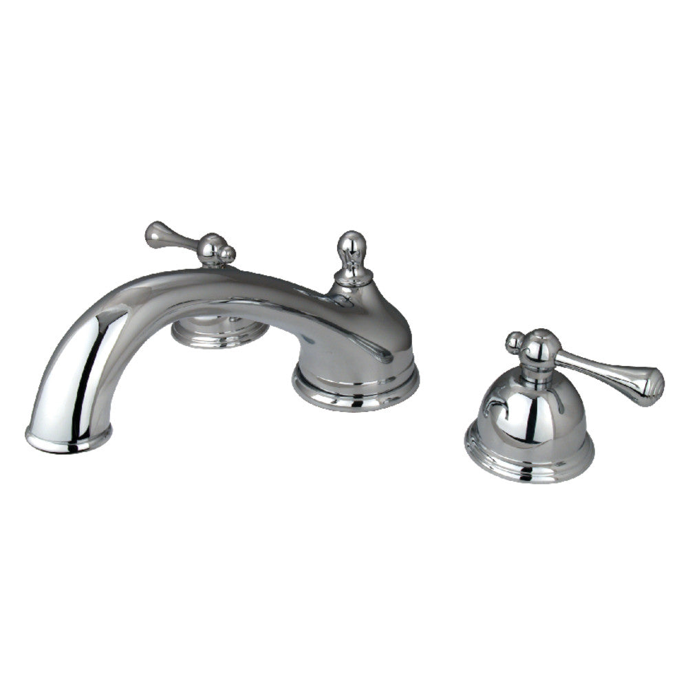 Kingston Brass KS3351BL Vintage Two-Handle Deck Mount Roman Tub Faucet, Polished Chrome