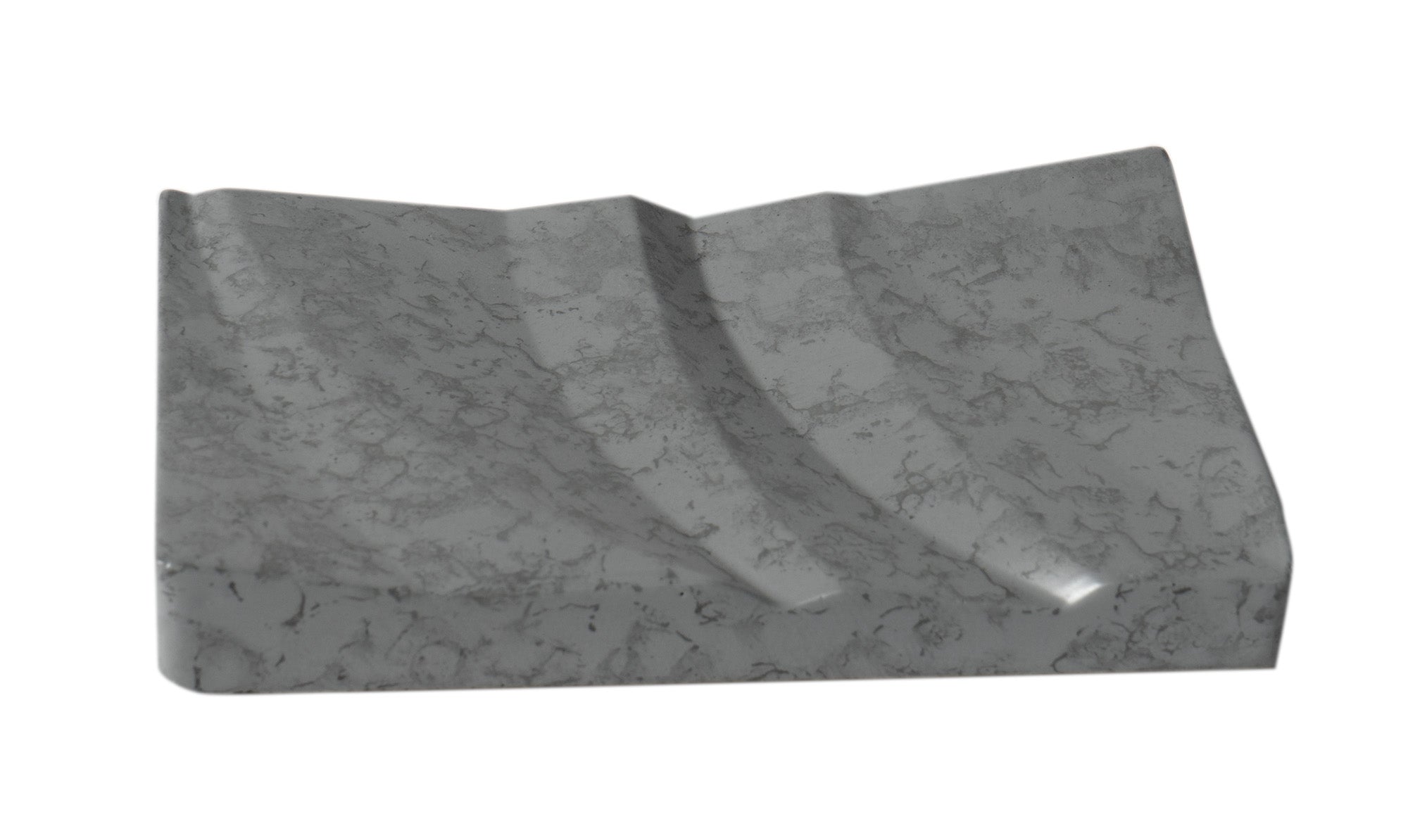 ALFI ABCO1019 4 Piece Solid Concrete Gray Matte Bathroom Accessory Set