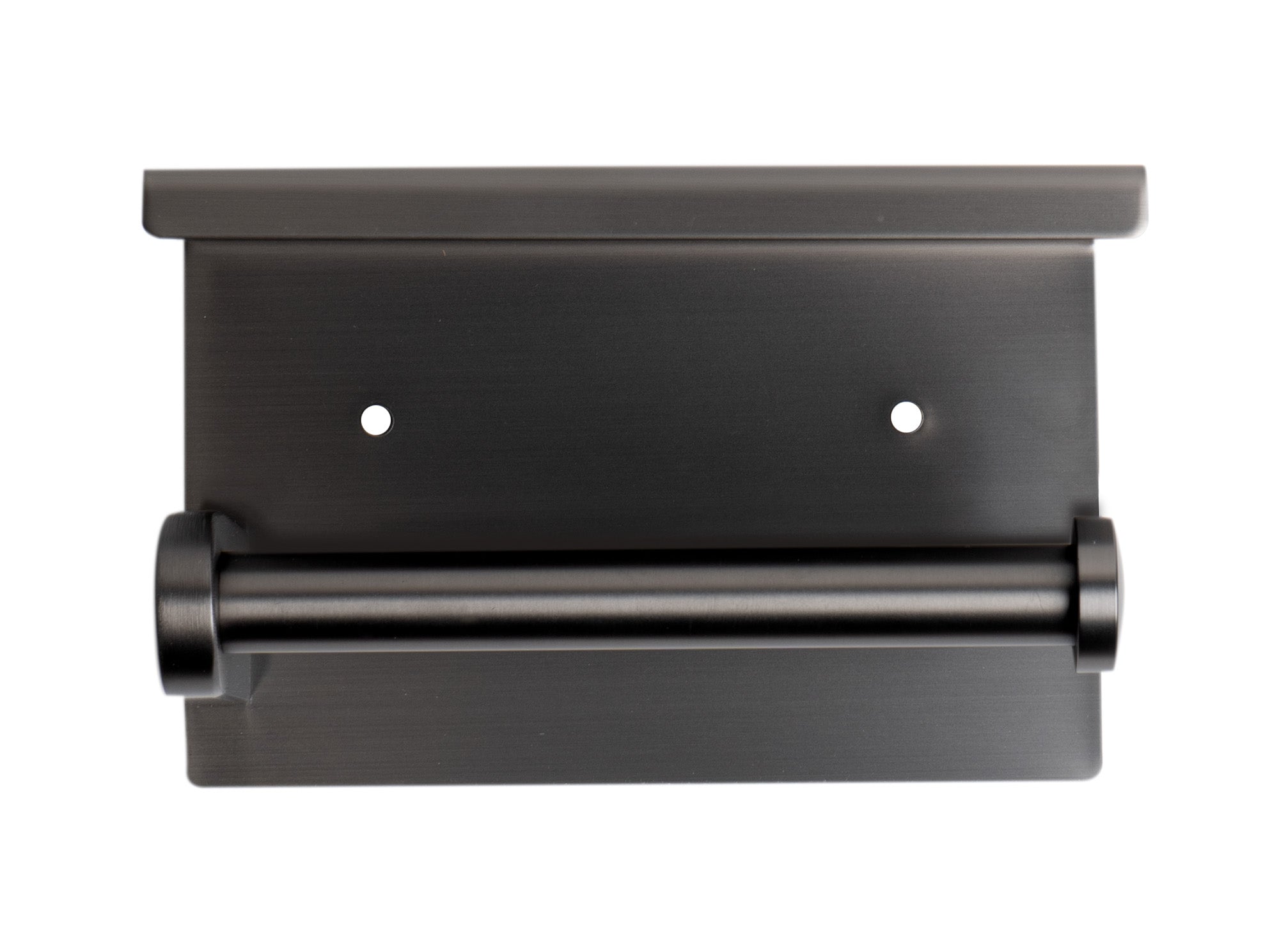 ALFI ABTPP66-BB Brushed Black PVD Stainless Steel Toilet Paper Holder with Shelf