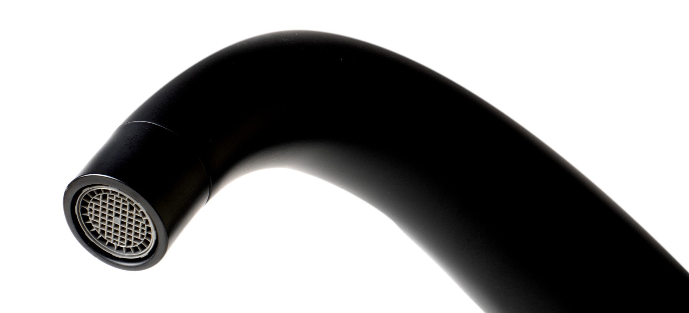 ALFI AB1572-BM Black Matte Wave Single Lever Bathroom Faucet