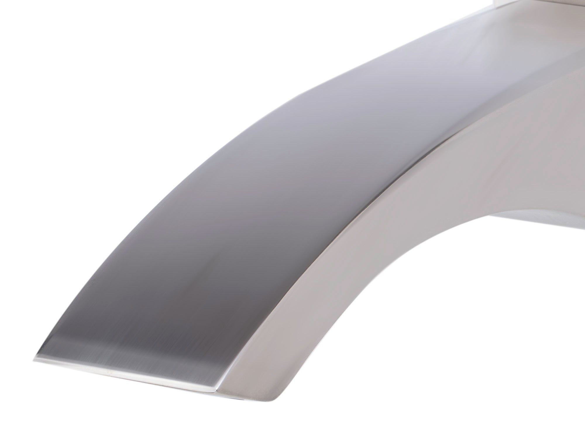 ALFI AB3301-BN Brushed Nickel Curved Wallmounted Tub Filler Bathroom Spout