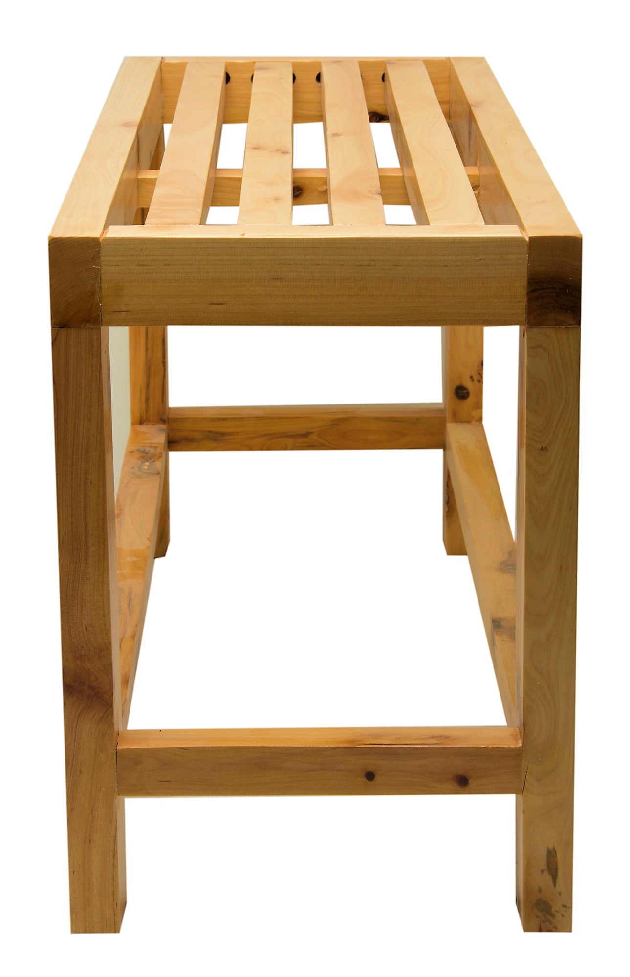 ALFI AB4401 26" Solid Wooden Slated Single Person Sitting Bench