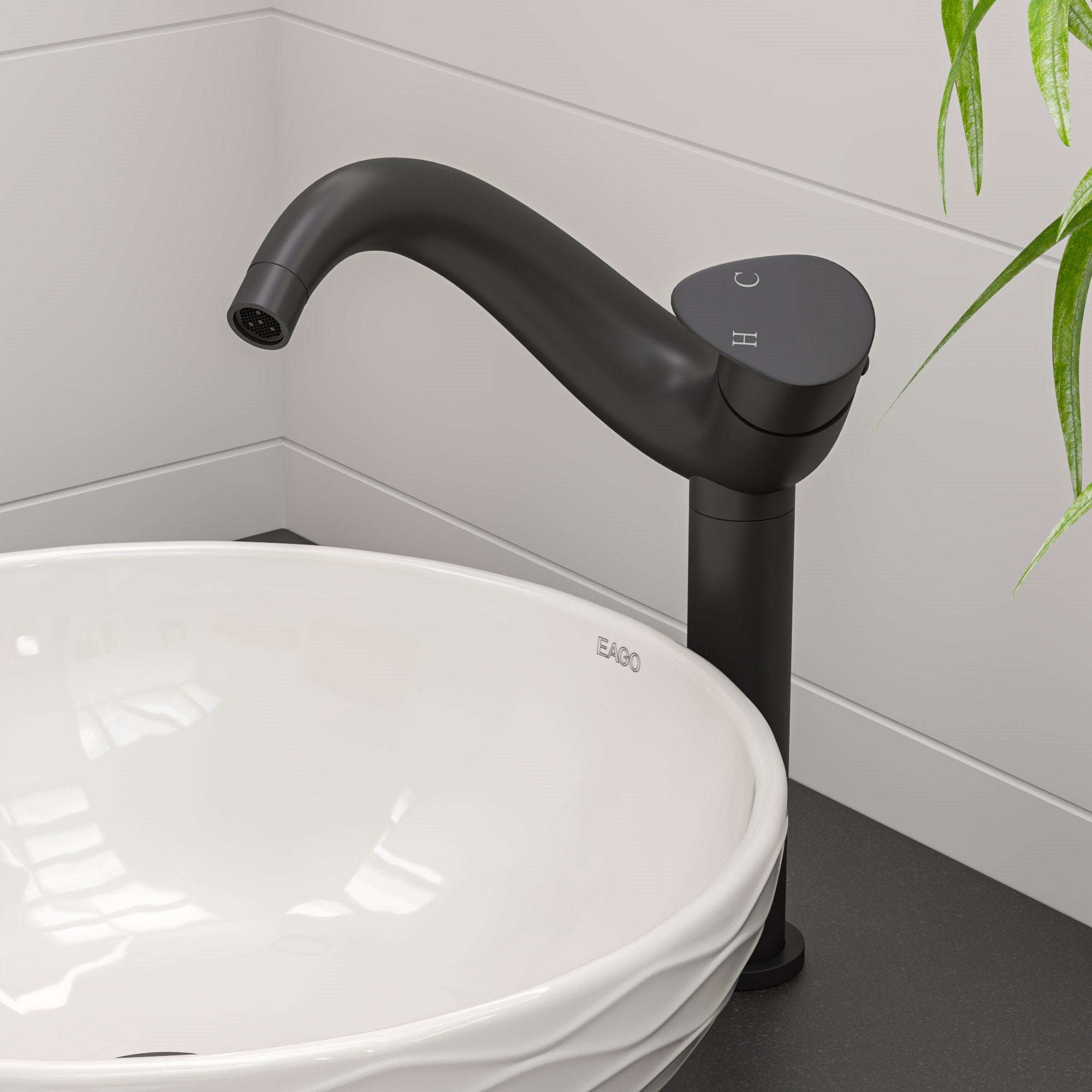 ALFI ABC909 White 17" Decorative Round Vessel Above Mount Ceramic Sink