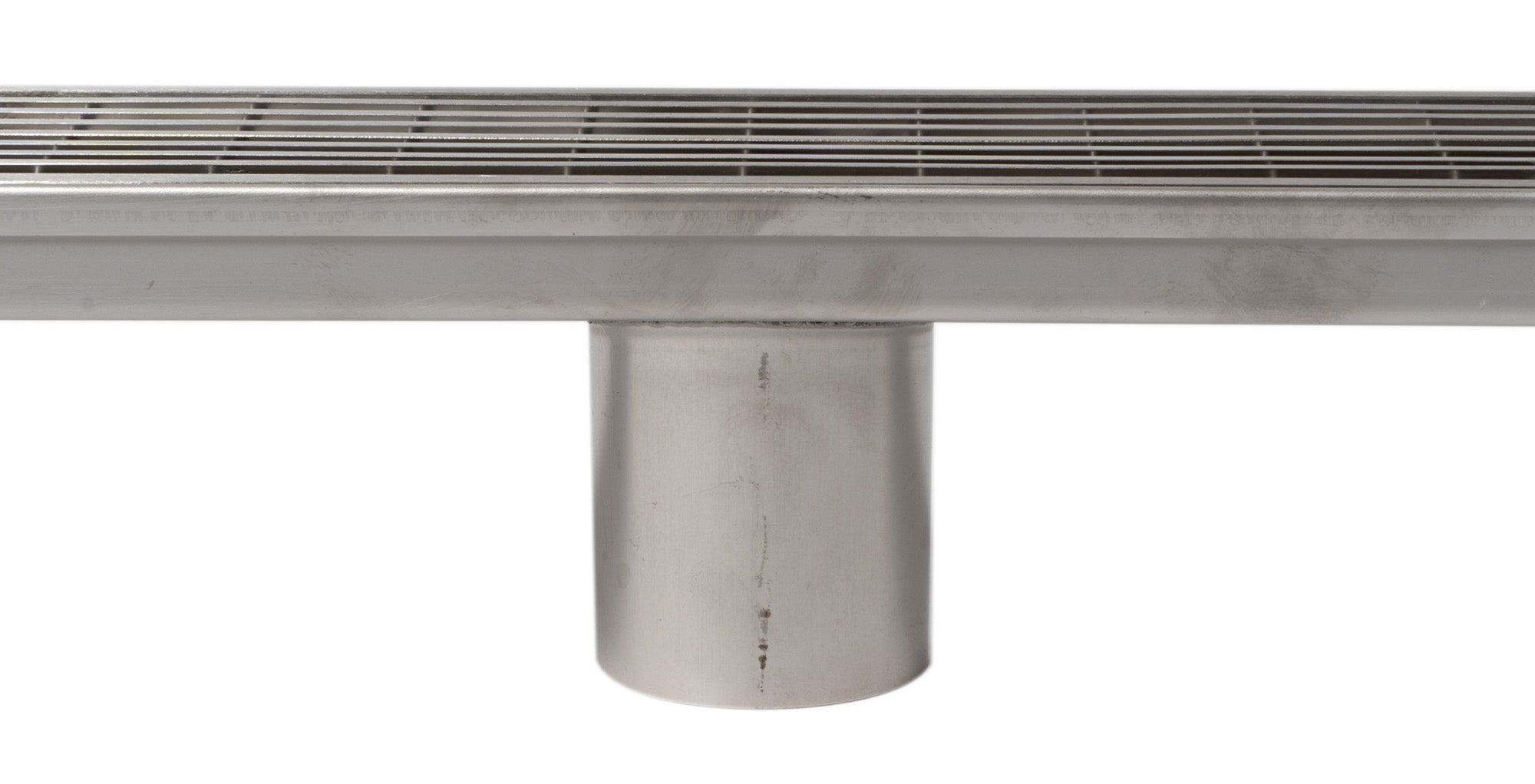 ALFI ABLD47D 47" Stainless Steel Linear Shower Drain with Groove Lines