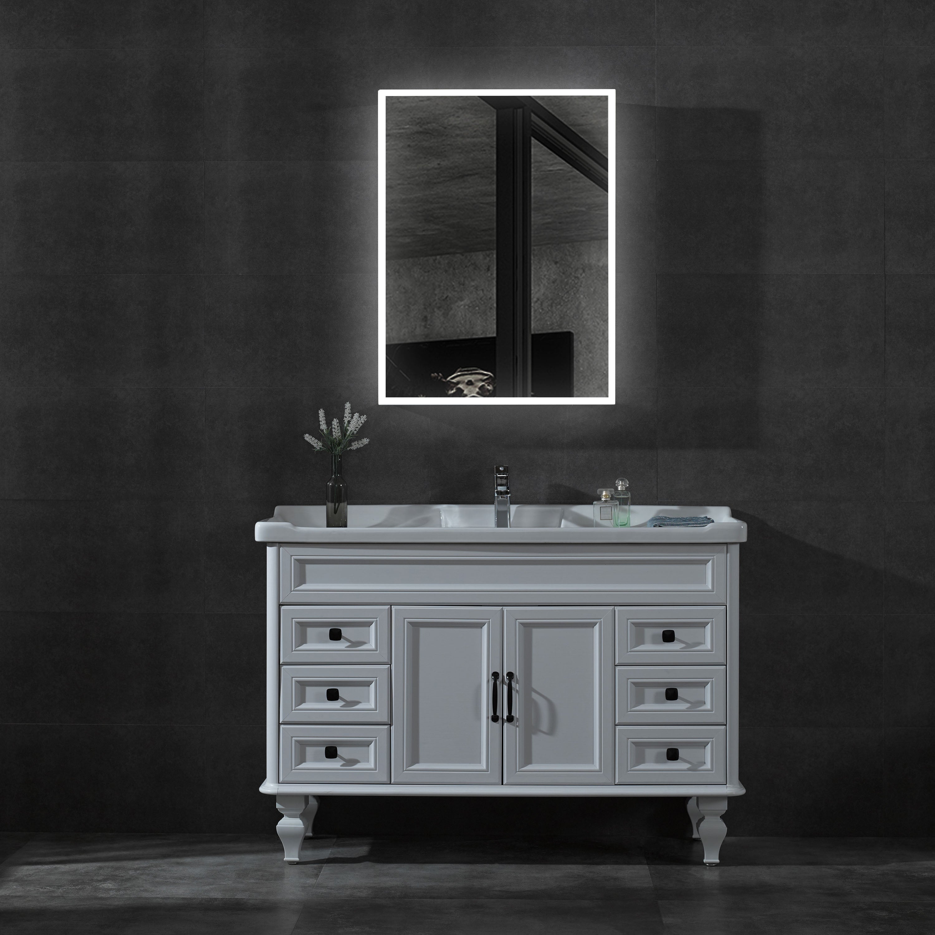 ALFI ABMC2432 24" x 32" Single Door LED Light Medicine Cabinet