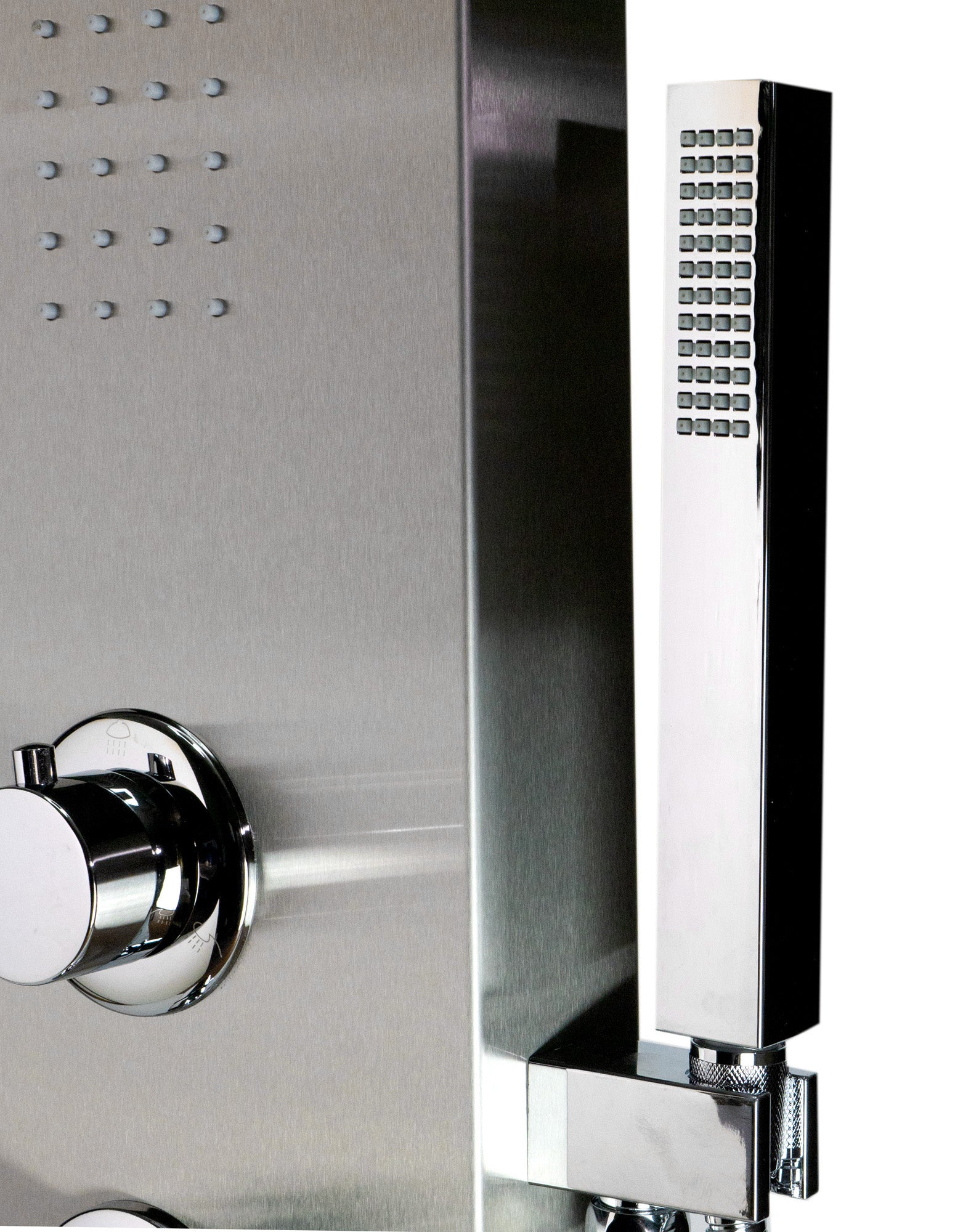 ALFI ABSP20 Modern Stainless Steel Shower Panel with 2 Body Sprays