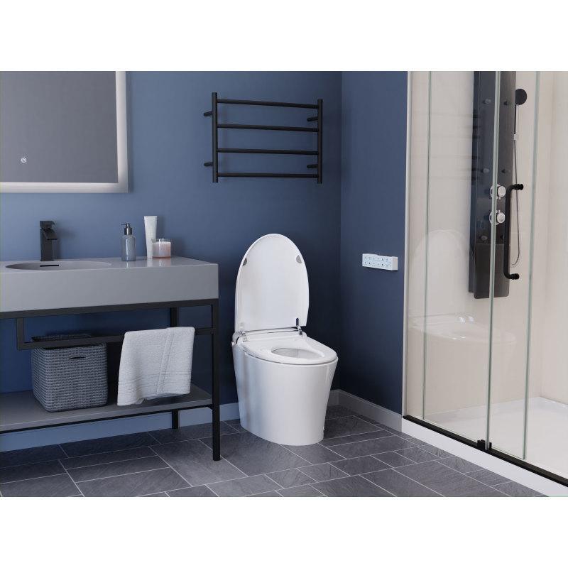 ANZZI ENVO Aura Smart Bidet Toilet with Remote & Auto Flush - Bathroom Design Center