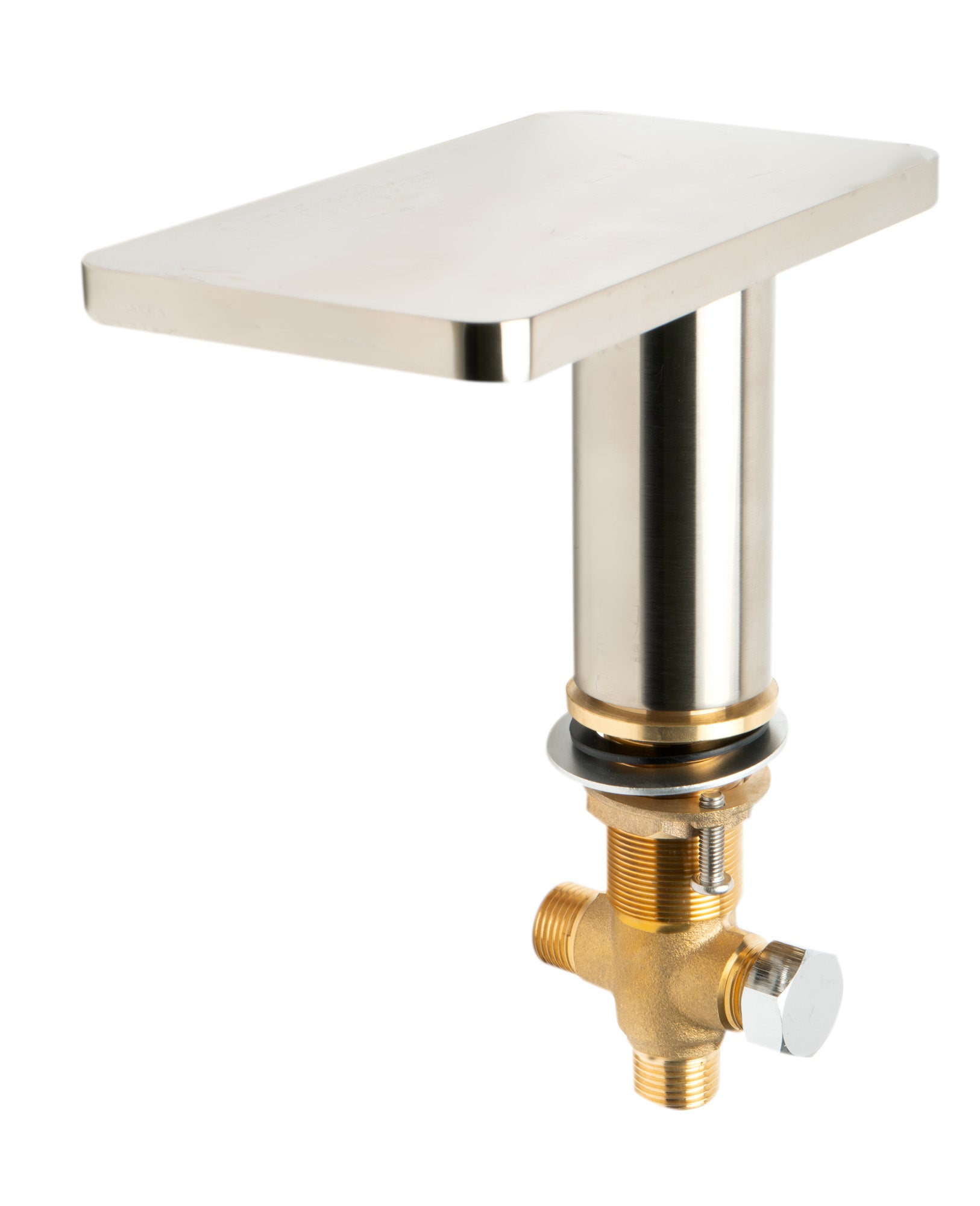 ALFI AB2879-BN Brushed Nickel Deck Mounted Tub Filler with Hand Held Showerhead