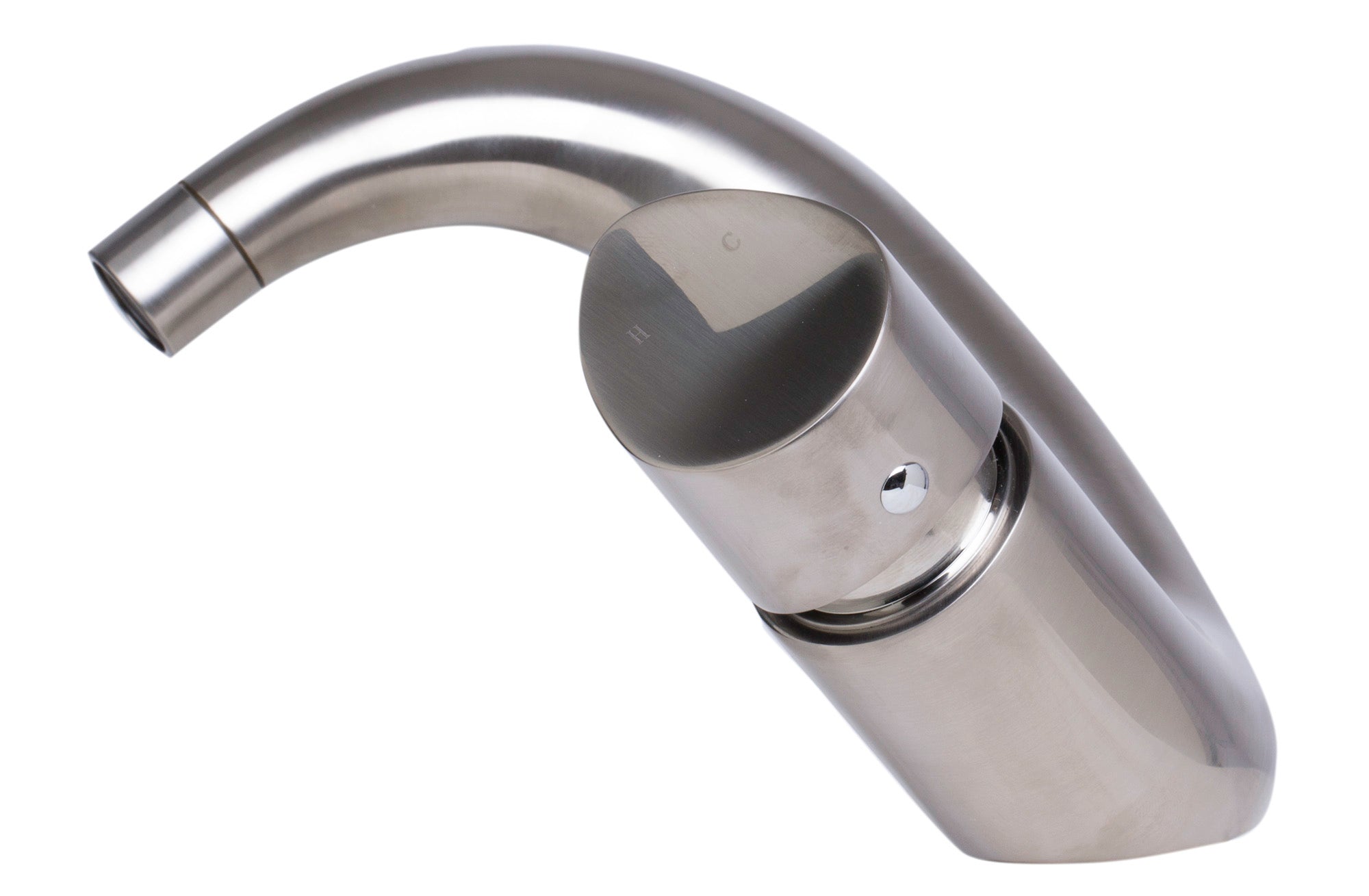 ALFI AB1572-BN Wave Brushed Nickel Single Lever Bathroom Faucet