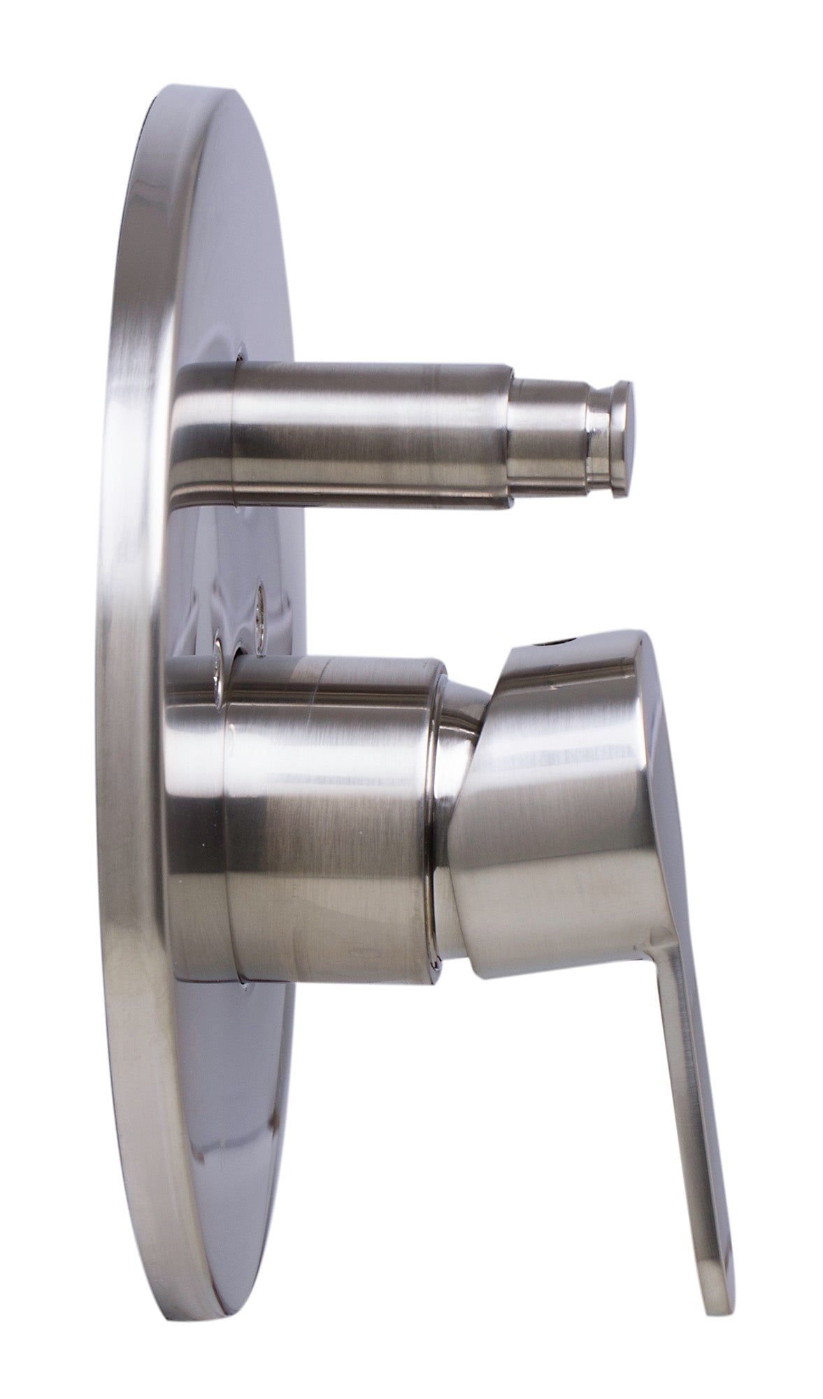 ALFI AB3101-BN Brushed Nickel Shower Valve Mixer with Rounded Lever Handle and Diverter