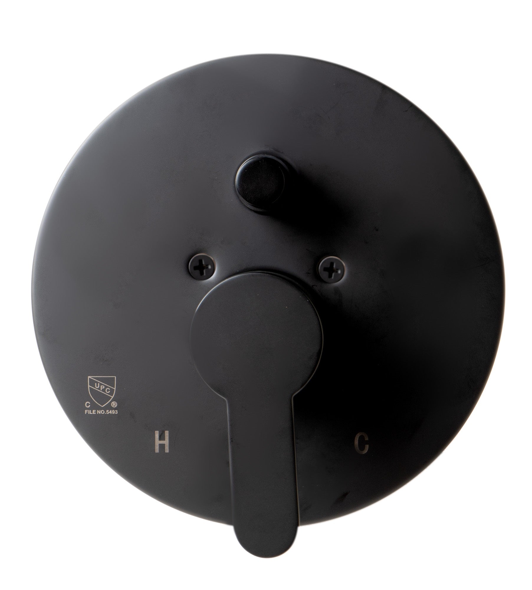 ALFI AB3101-BM Black Matte Shower Valve with Rounded Lever Handle and Diverter