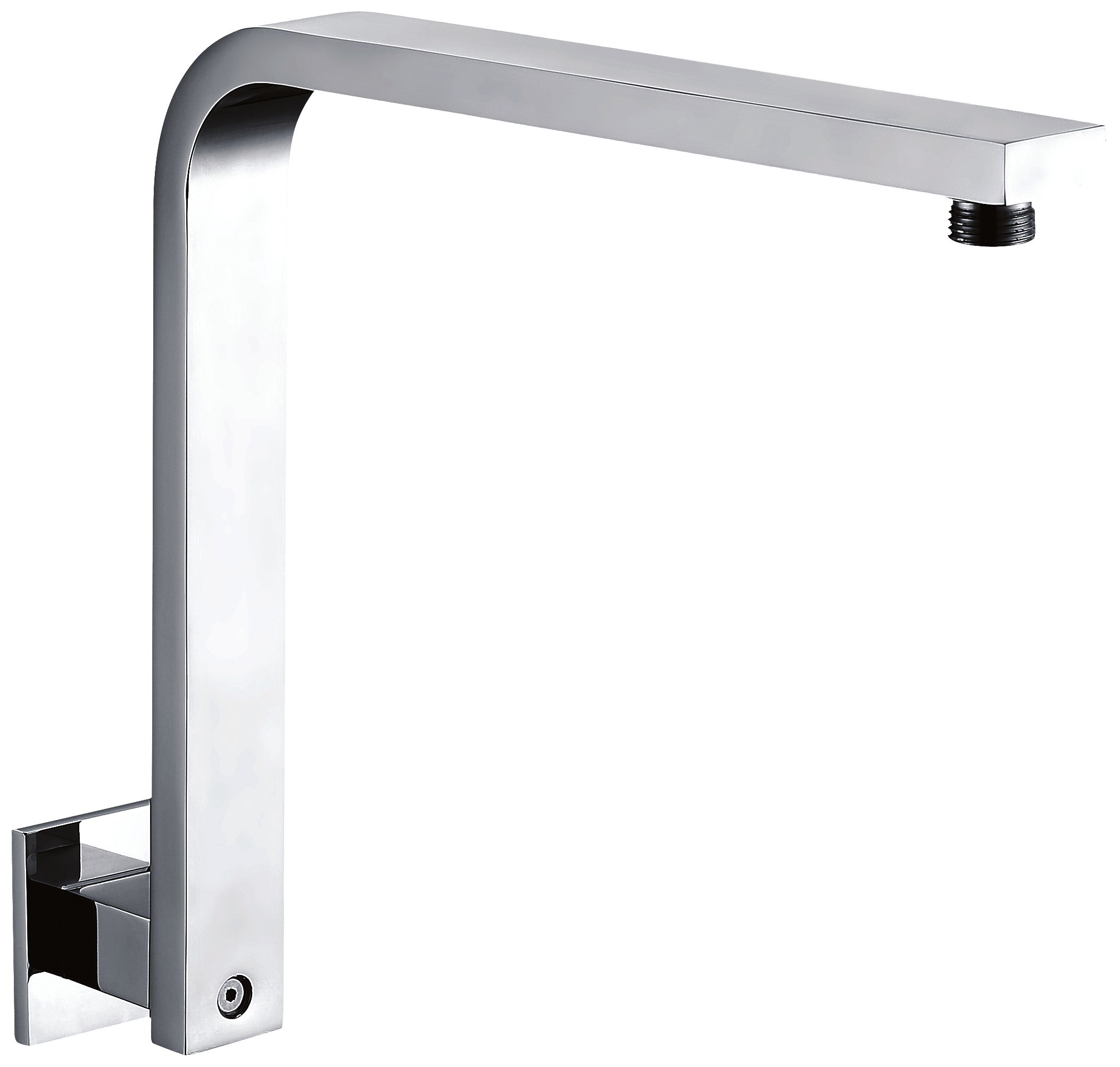 ALFI AB12GSW-PC Polished Chrome 12" Square Raised Wall Mounted Shower Arm