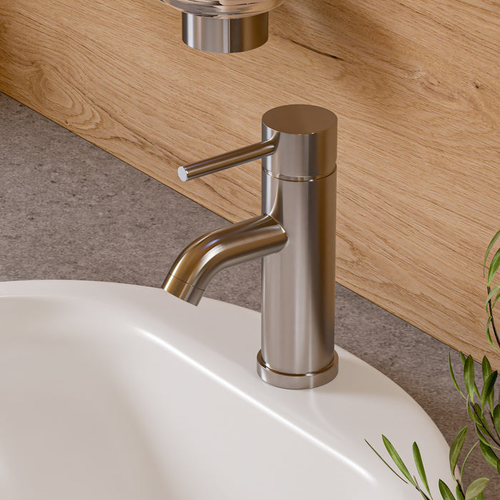 ALFI AB1433-BN Brushed Nickel Single Lever Bathroom Faucet