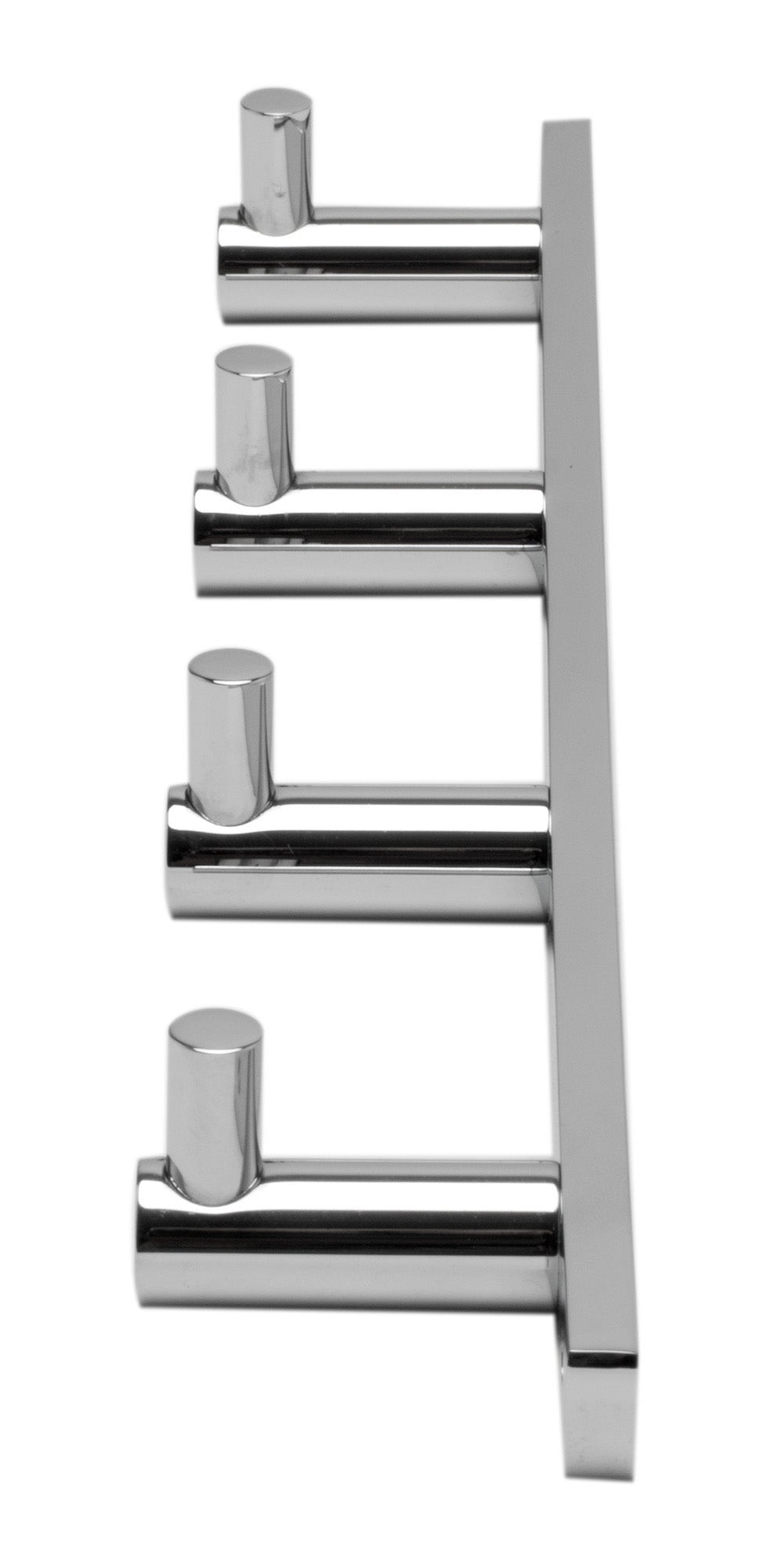 ALFI AB9528 Polished Chrome Wall Mounted 4 Prong Robe / Towel Hook Bathroom Accessory