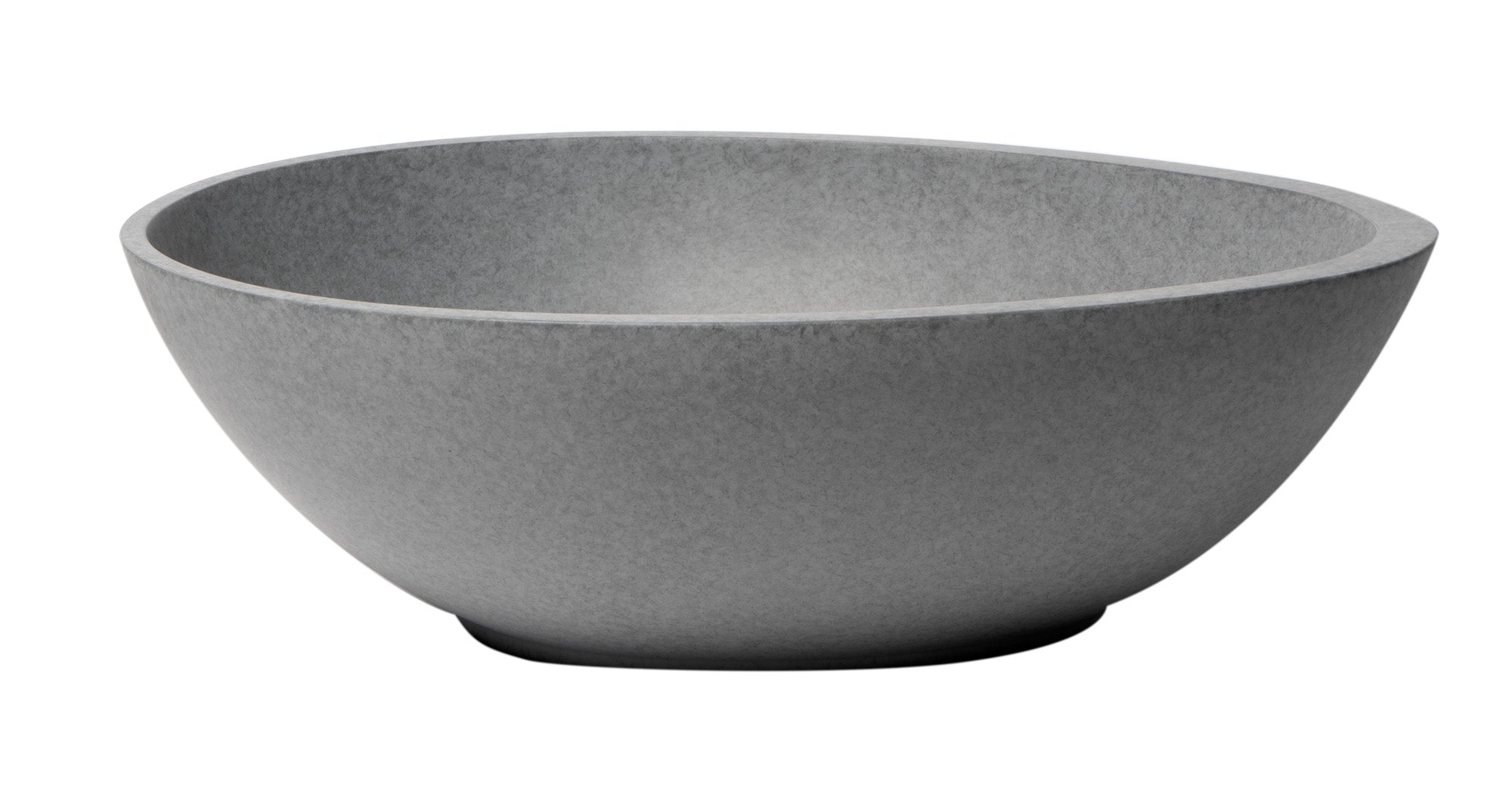 ALFI ABCO21O 21" Solid Concrete Tear Drop Above Mount Vessel Sink