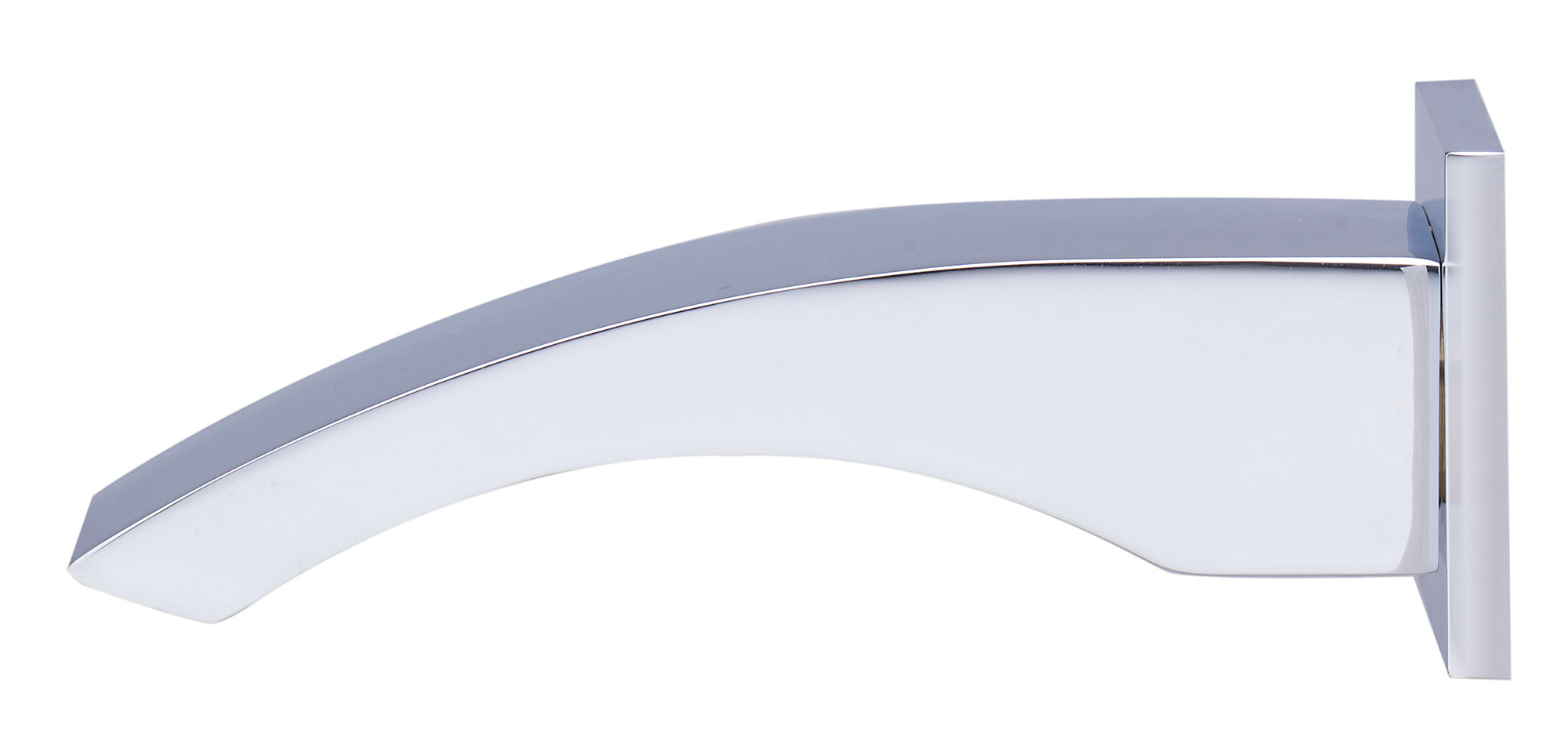 ALFI AB3301-PC Polished Chrome Curved Wallmounted Tub Filler Bathroom Spout