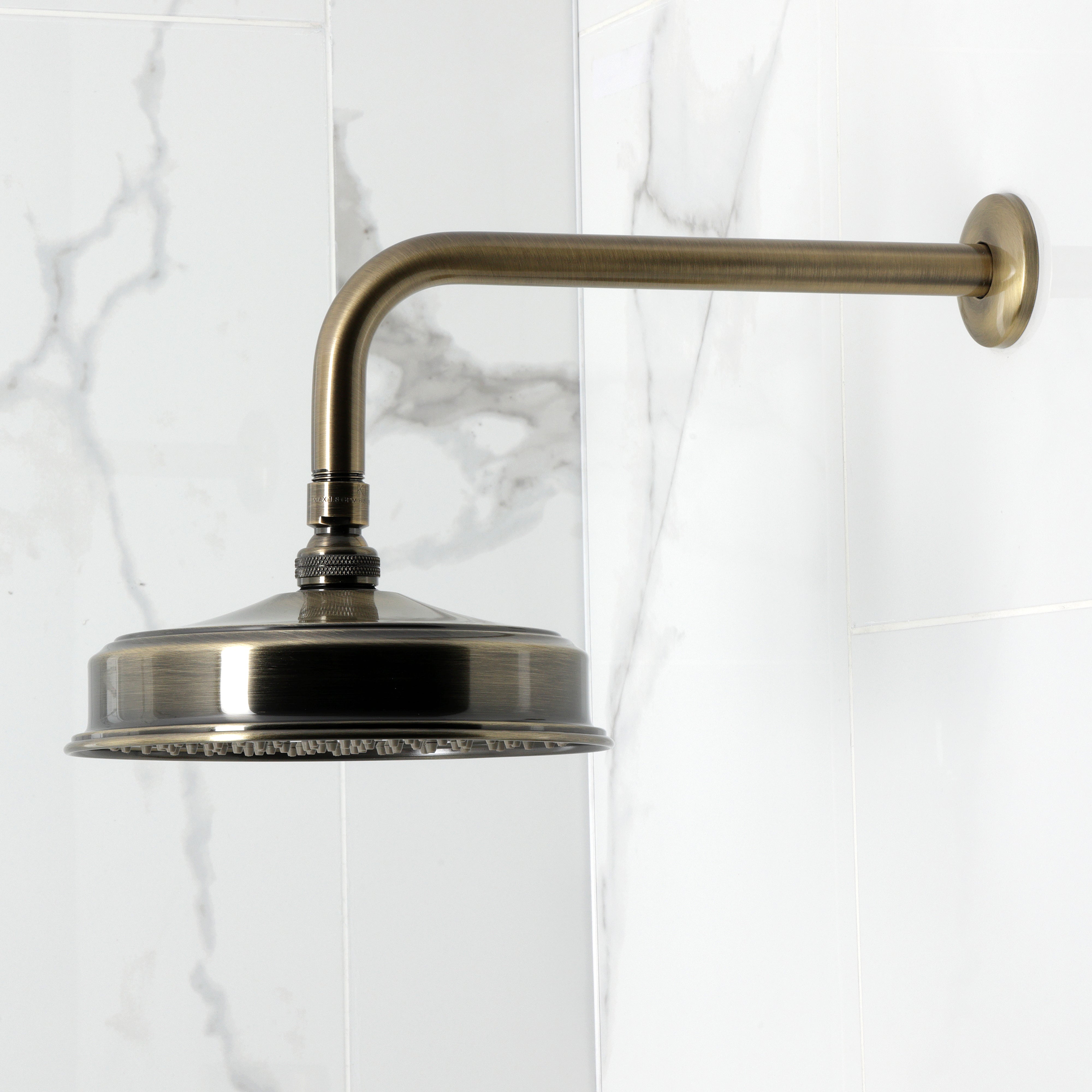 Kingston Brass KB5893PL Demure Single-Handle Pressure Balanced Tub and Shower Faucet, Antique Brass