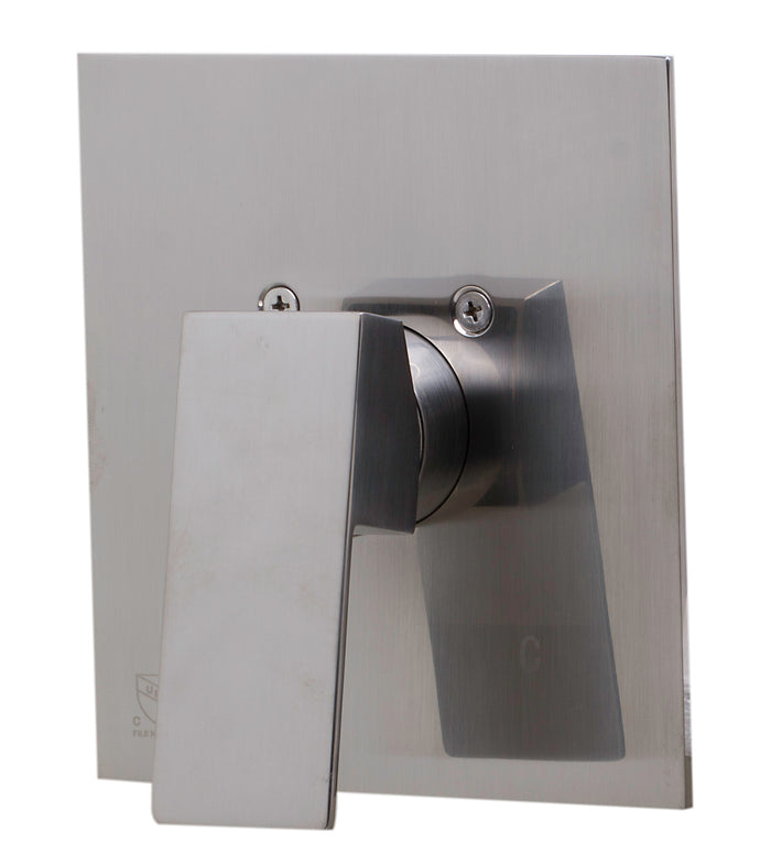 ALFI AB5501-BN Brushed Nickel Shower Valve Mixer with Square Lever Handle