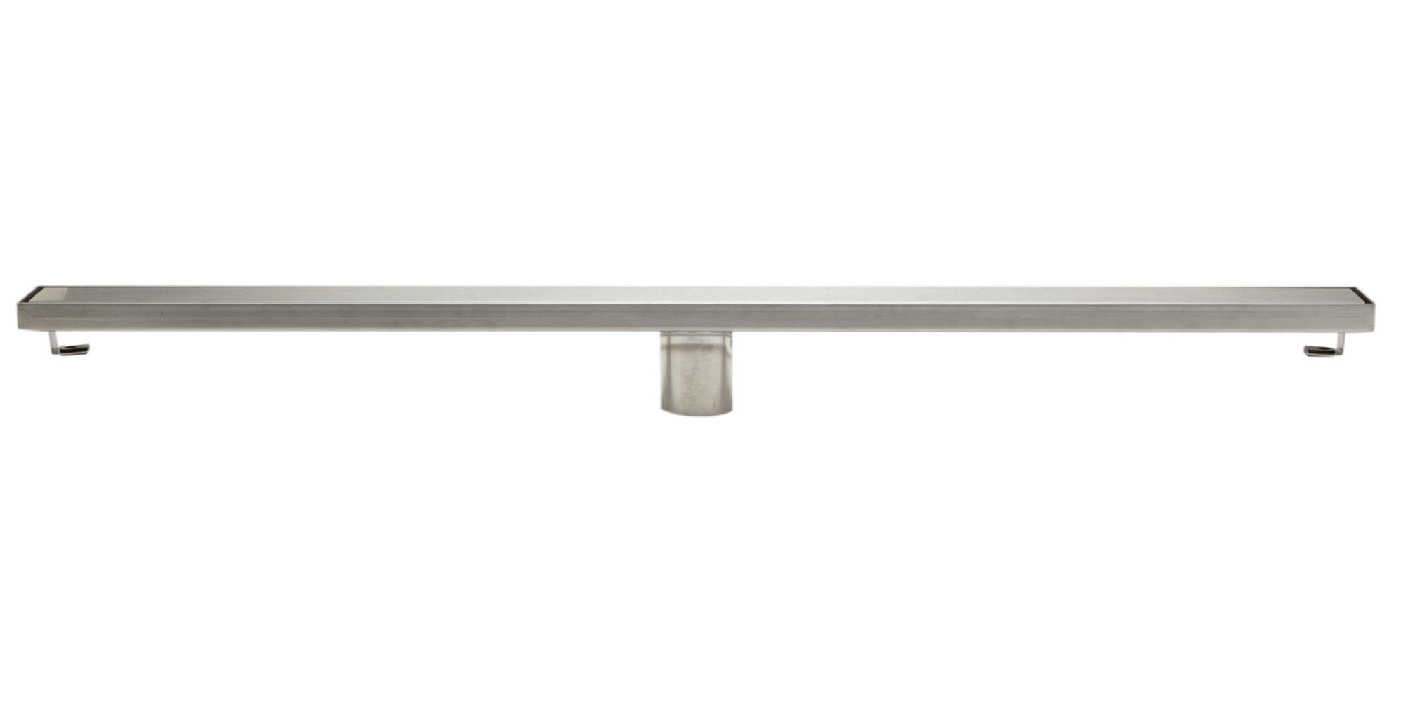 ALFI ABLD36B-BSS 36" Modern Brushed Stainless Steel Linear Shower Drain with Solid Cover