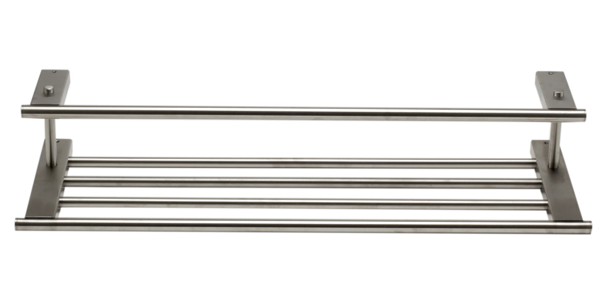 ALFI AB9564-BN Brushed Nickel 26 inch Towel Bar & Shelf Bathroom Accessory