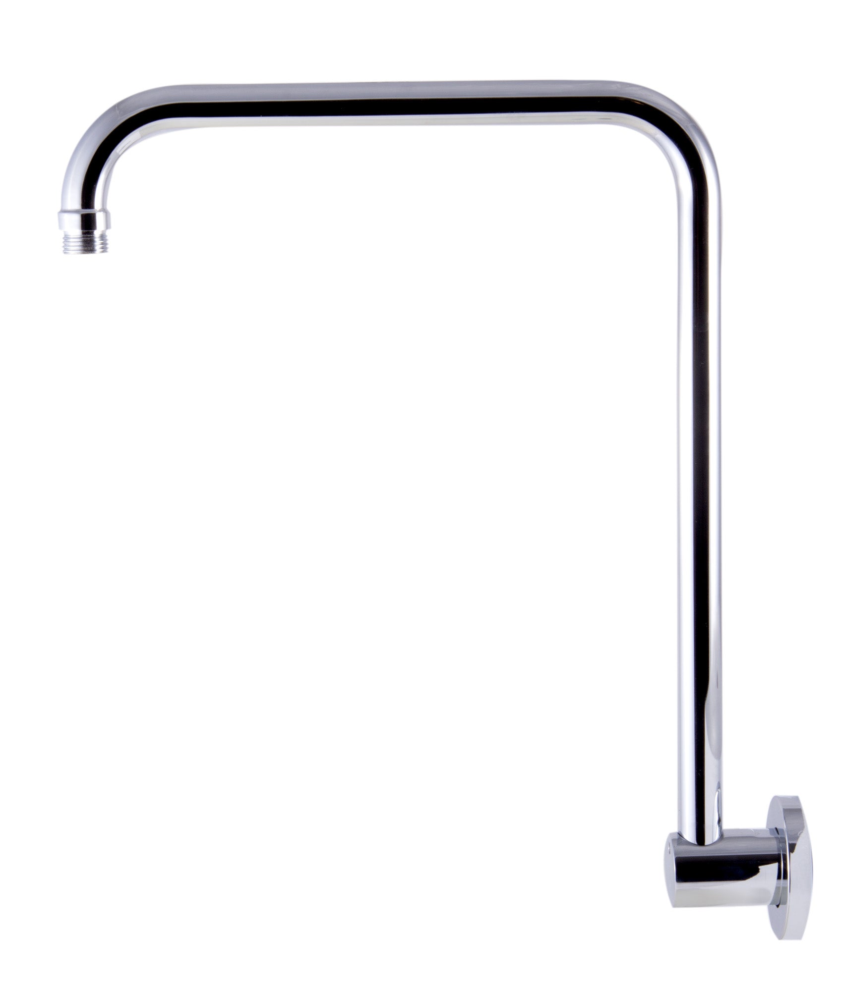 ALFI AB12GRW-PC Polished Chrome 12" Round Raised Wall Mounted Shower Arm