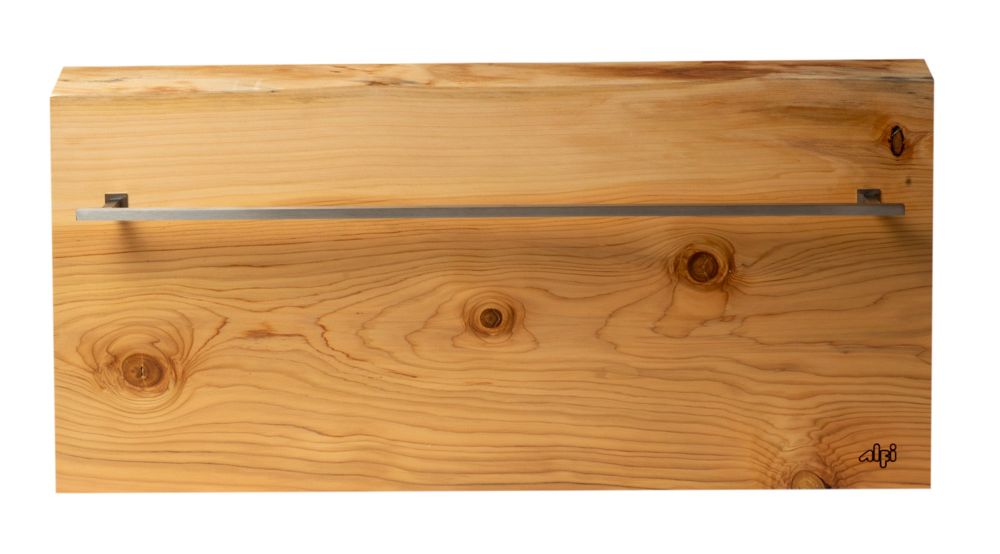 ALFI ABTW3216H 32"x16" Live Edge Cedar Wood Towel Warmer
