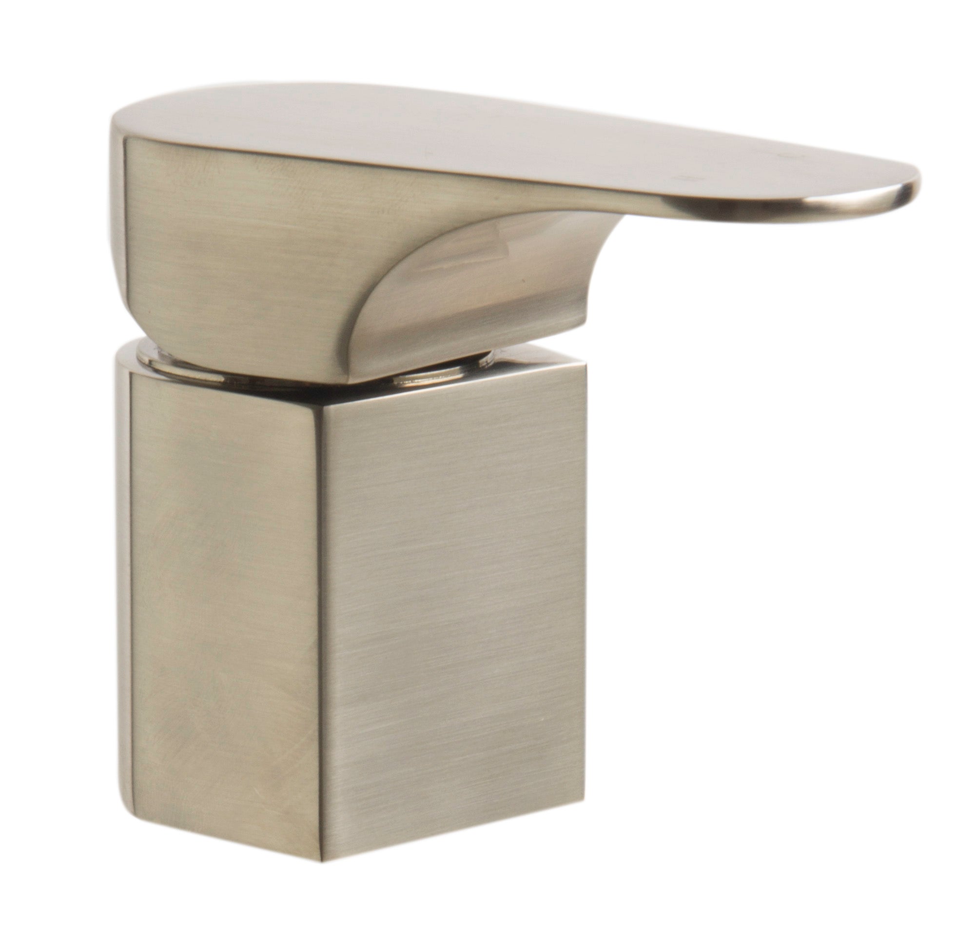 ALFI AB2703-BN Brushed Nickel Deck Mounted Tub Filler and Round Hand Held Shower Head