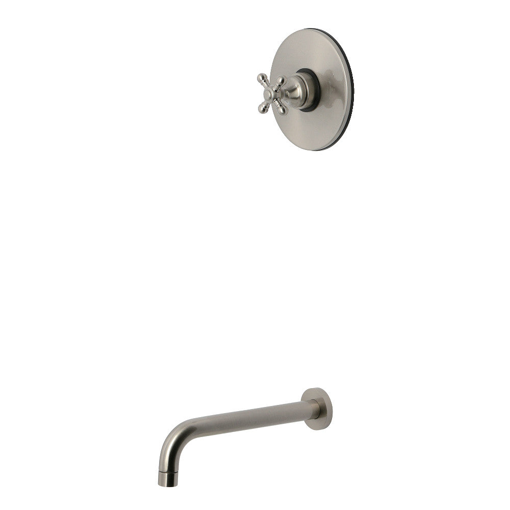 Kingston Brass KB6338BXTO Metropolitan Single-Handle Pressure Balanced Tub Faucet, Brushed Nickel