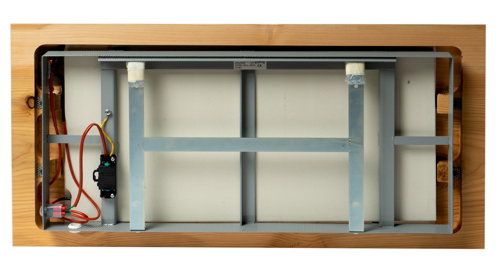 ALFI ABTW3216H 32"x16" Live Edge Cedar Wood Towel Warmer