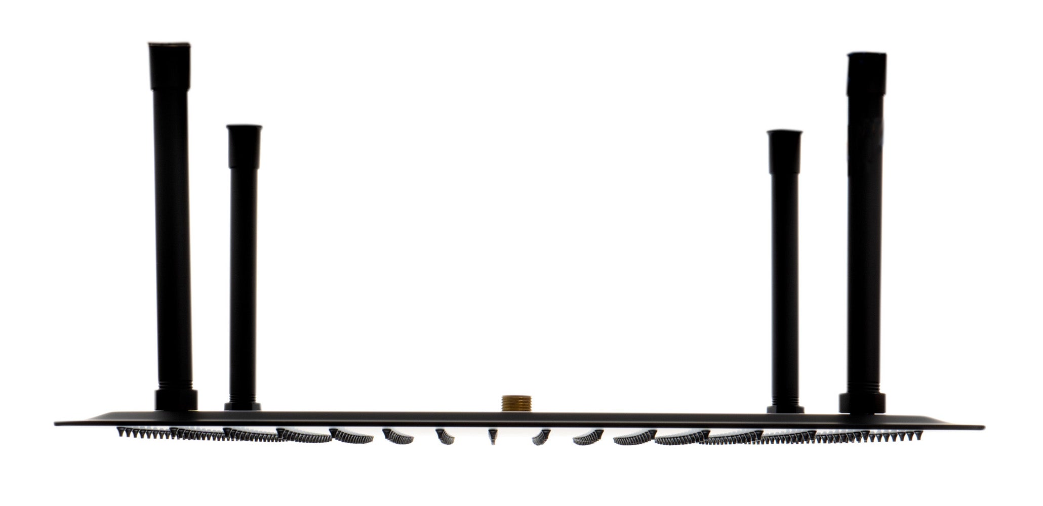 ALFI RAIN20S-BM Matte Black Stainless Steel 20" Square Ultra-Thin Rain Shower Head
