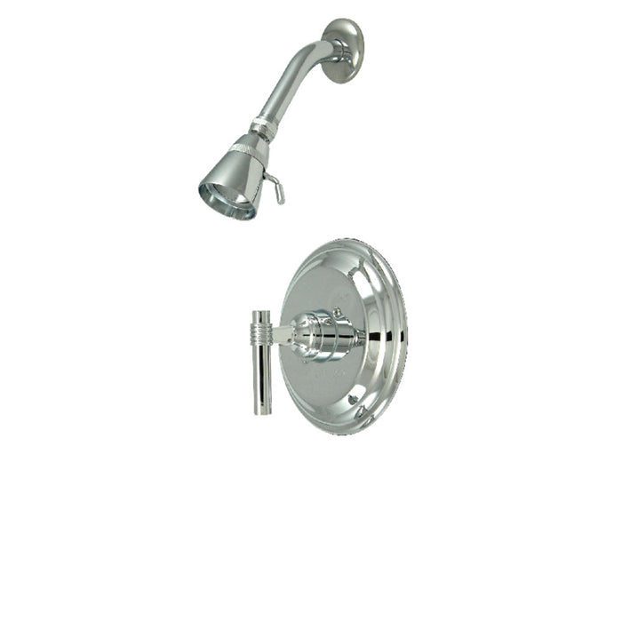 Kingston Brass KB2631MLSO Milano Single-Handle Pressure Balanced Shower Faucet, Polished Chrome