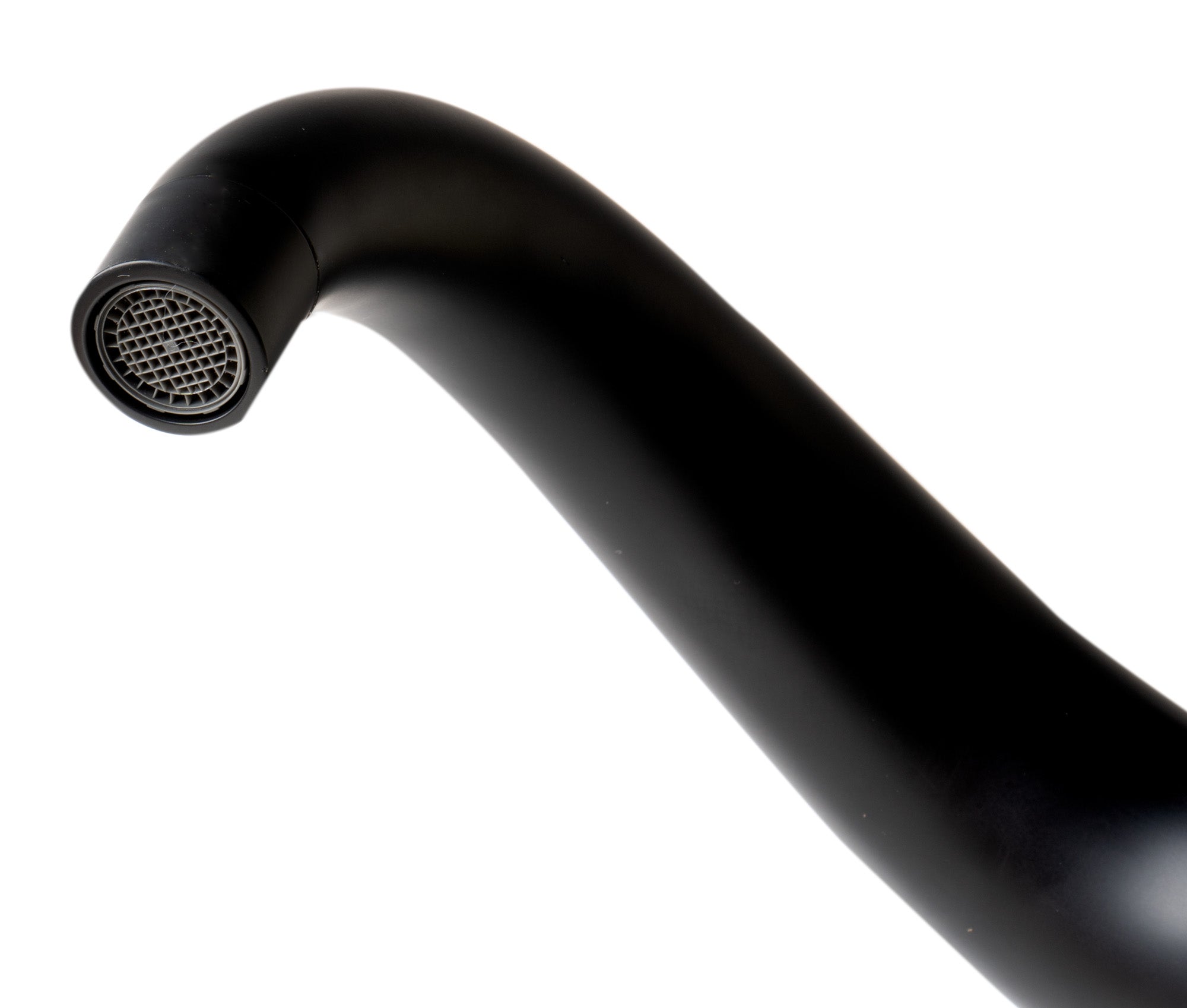 ALFI AB1570-BM Black Matte Tall Wave Single Lever Bathroom Faucet