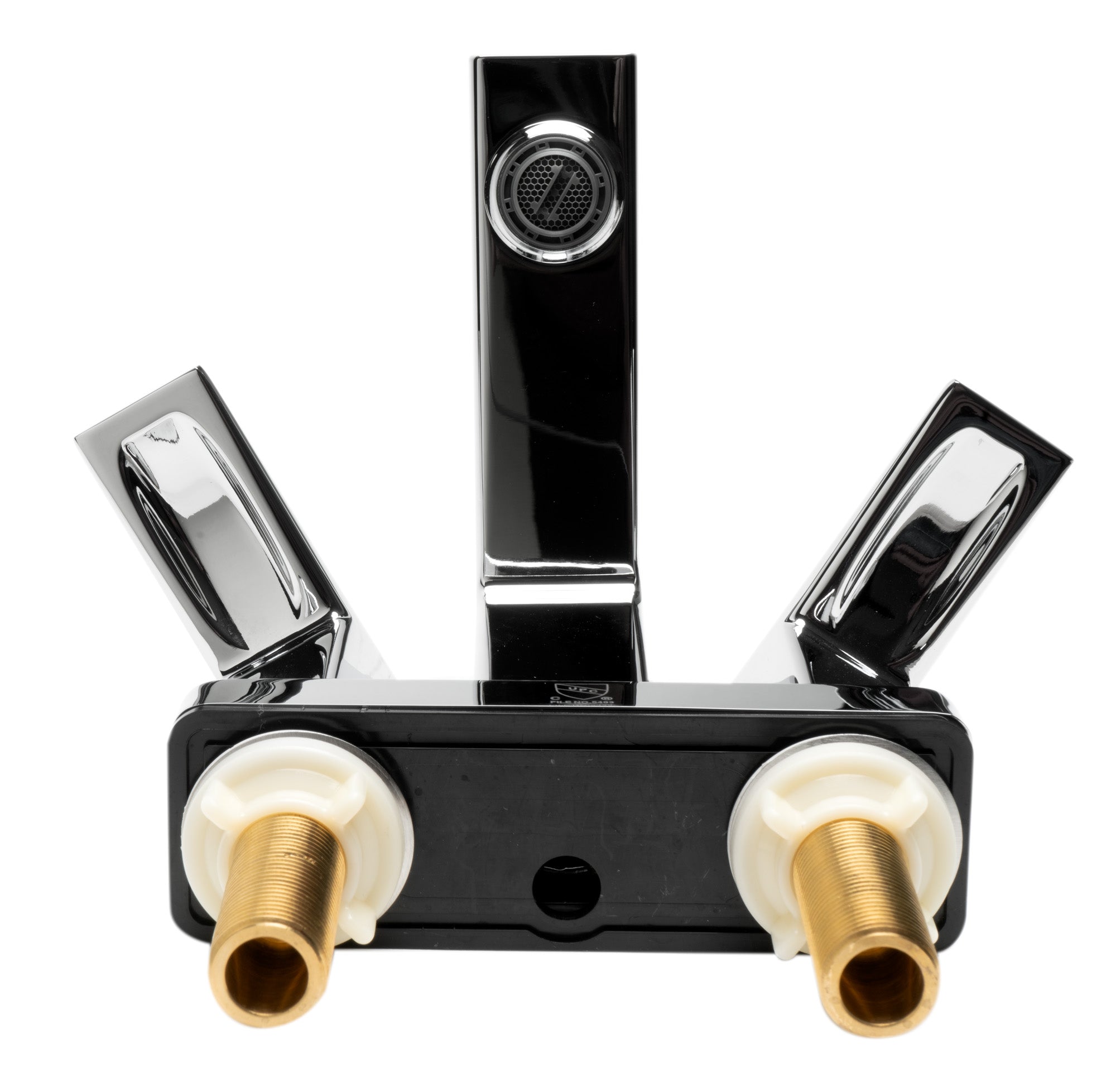 ALFI AB1020-PC Polished Chrome Two-Handle 4'' Centerset Bathroom Faucet