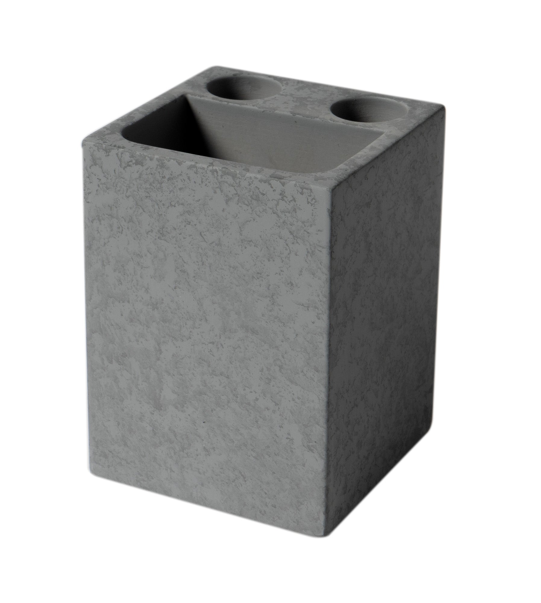 ALFI ABCO1019 4 Piece Solid Concrete Gray Matte Bathroom Accessory Set