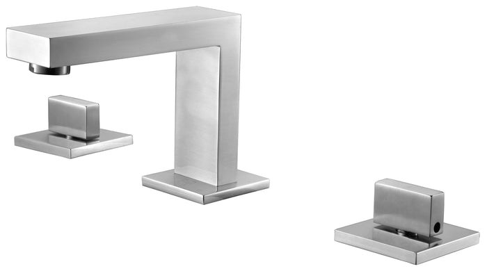ALFI AB1322-BN Brushed Nickel Modern Widespread Bathroom Faucet
